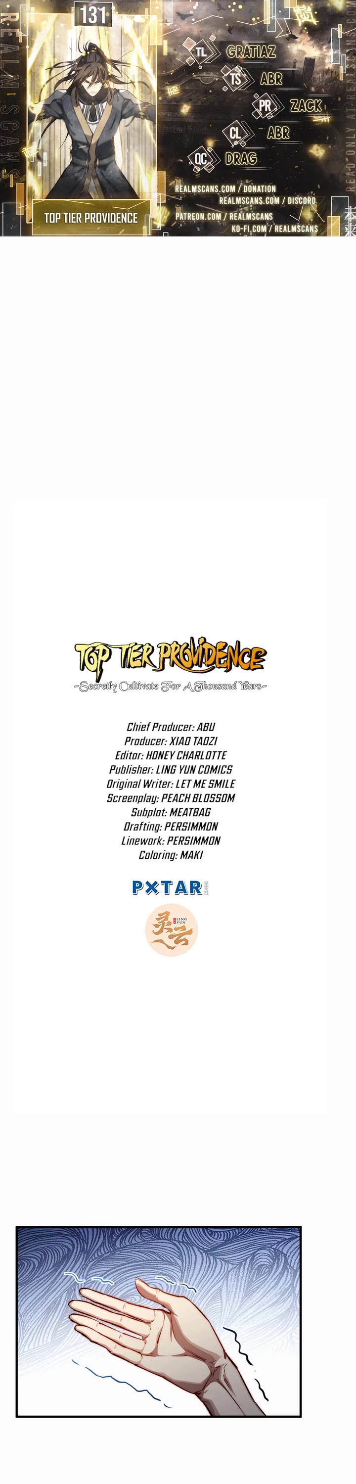 Top Tier Providence: Secretly Cultivate for a Thousand Years Chapter 131 page 1 - Chapter 131