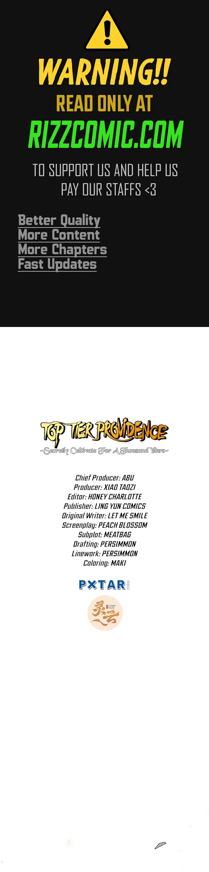 Top Tier Providence: Secretly Cultivate for a Thousand Years Chapter 133 page 1 - Chapter 133