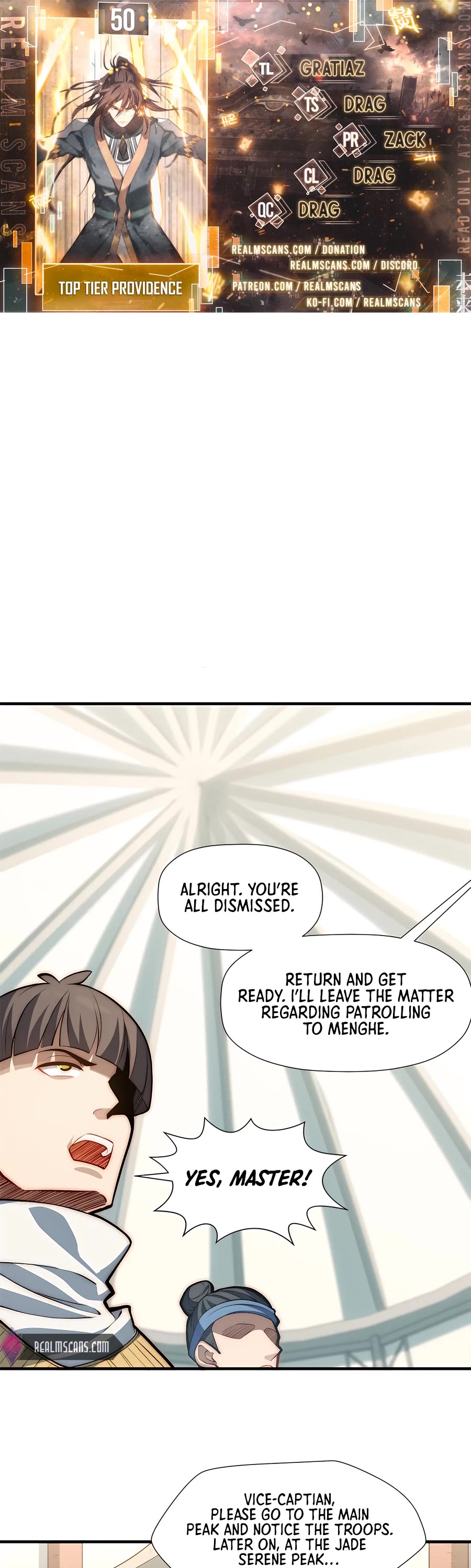 Top Tier Providence: Secretly Cultivate for a Thousand Years Chapter 50 page 1 - Chapter 50