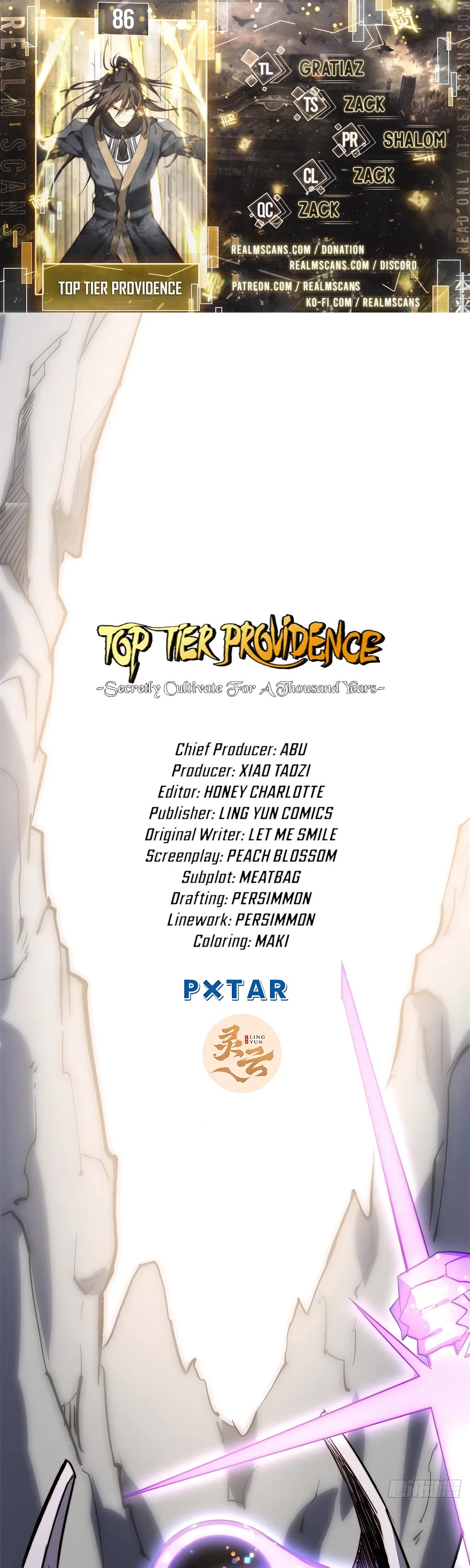 Top Tier Providence: Secretly Cultivate for a Thousand Years Chapter 86 page 1 - Chapter 86