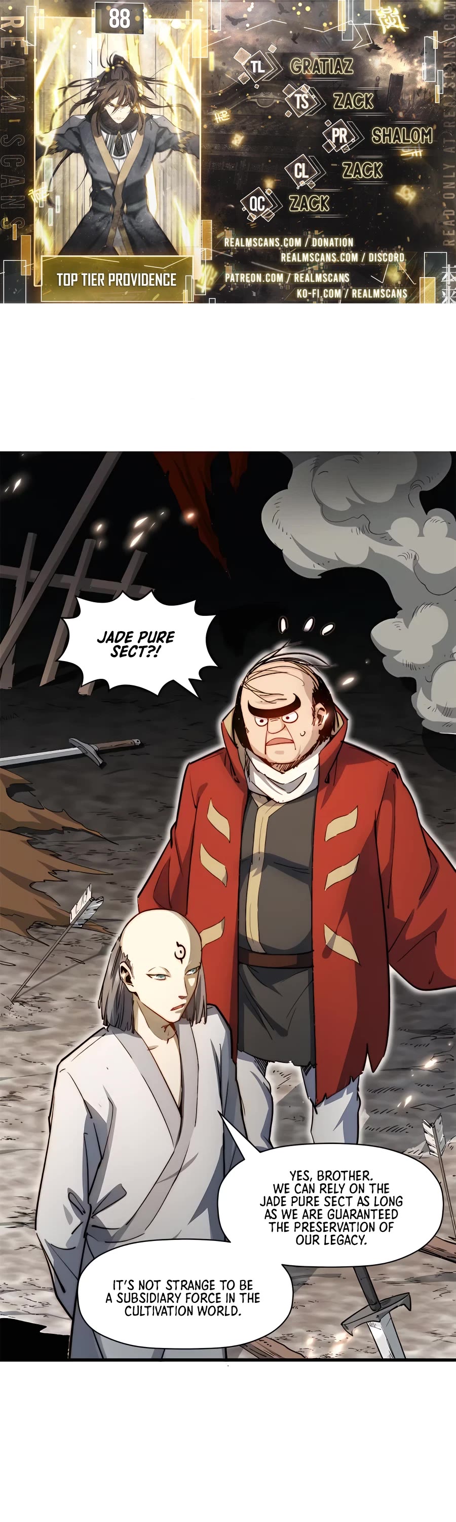 Top Tier Providence: Secretly Cultivate for a Thousand Years Chapter 88 page 1 - Chapter 88