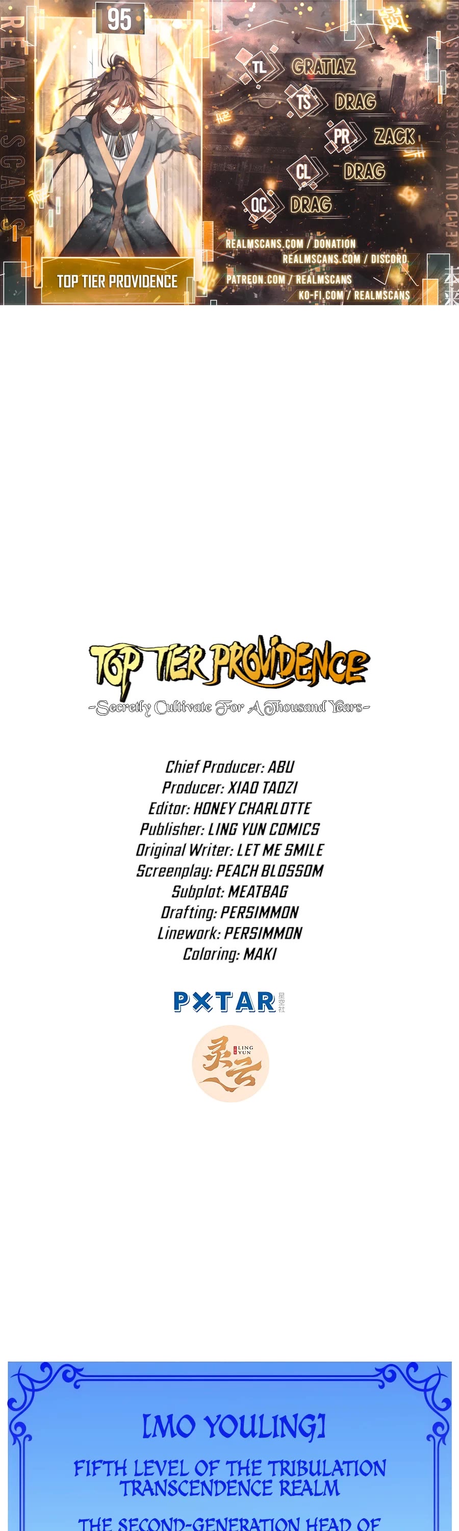 Top Tier Providence: Secretly Cultivate for a Thousand Years Chapter 95 page 1 - Chapter 95