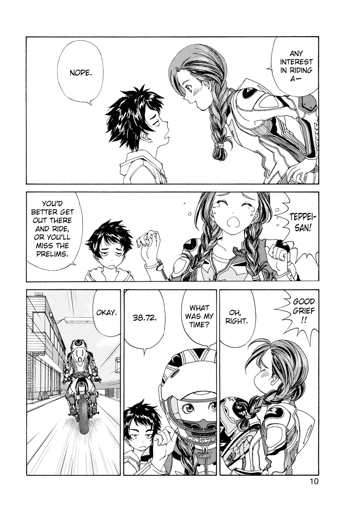 Toppu GP Chapter 1 page 10 - Chapter 1: Lap 1: Toppu Uno