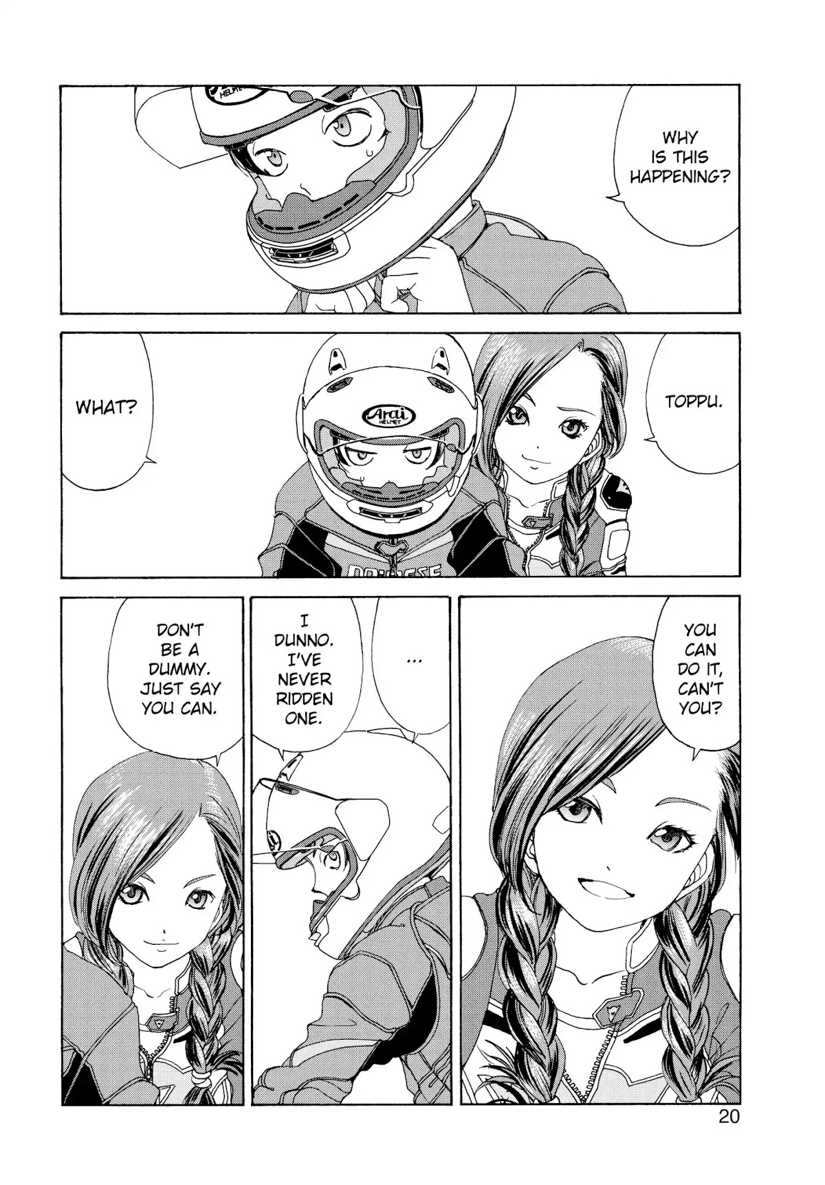 Toppu GP Chapter 1 page 20 - Chapter 1: Lap 1: Toppu Uno