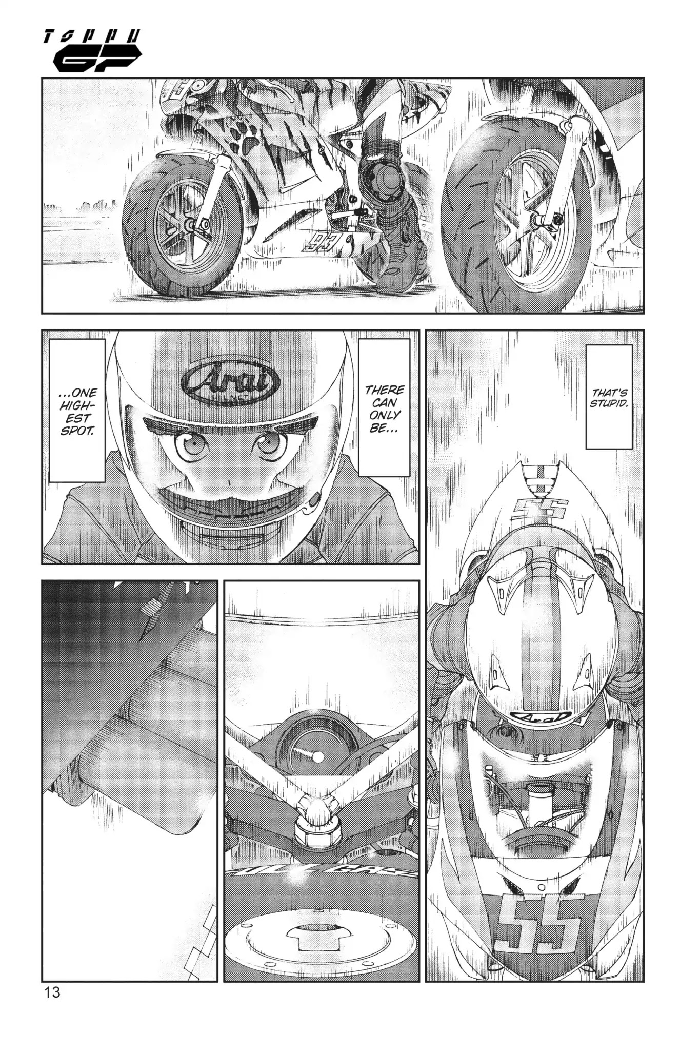 Toppu GP Chapter 10 page 14 - Chapter 10: Lap 10: Counterattack