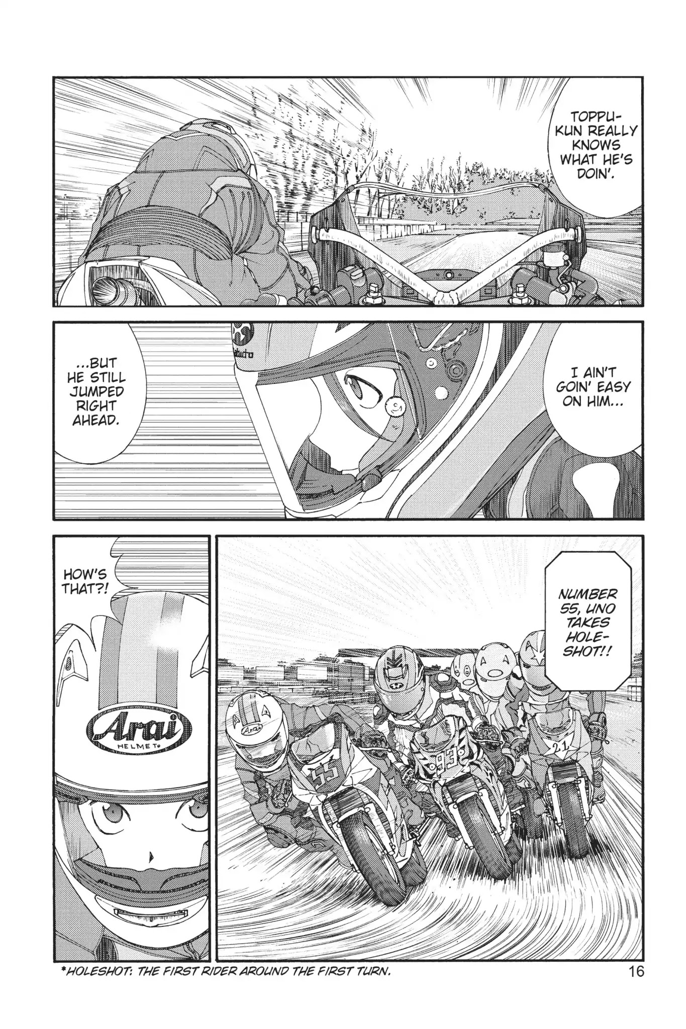 Toppu GP Chapter 10 page 16 - Chapter 10: Lap 10: Counterattack