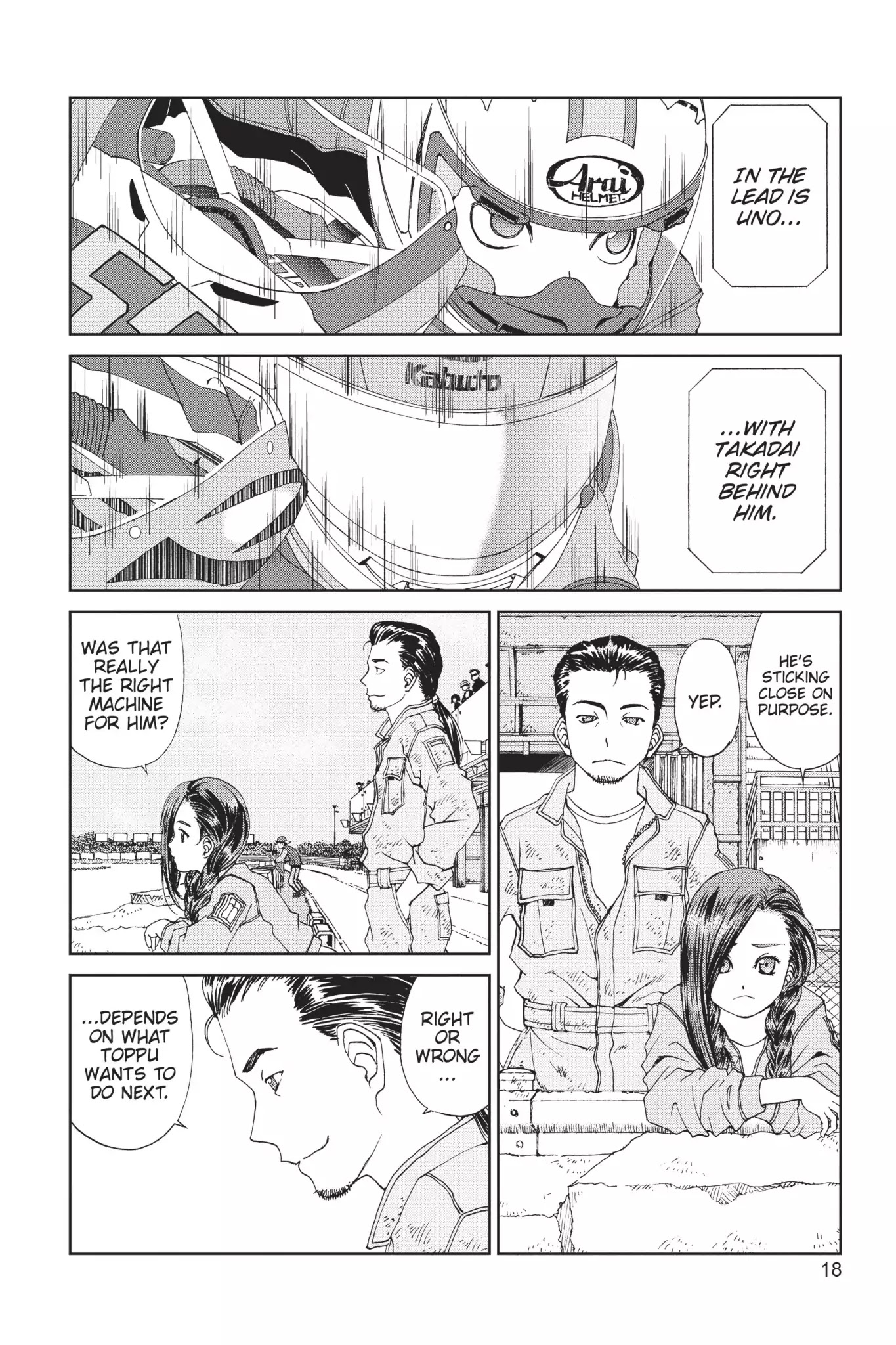 Toppu GP Chapter 10 page 18 - Chapter 10: Lap 10: Counterattack