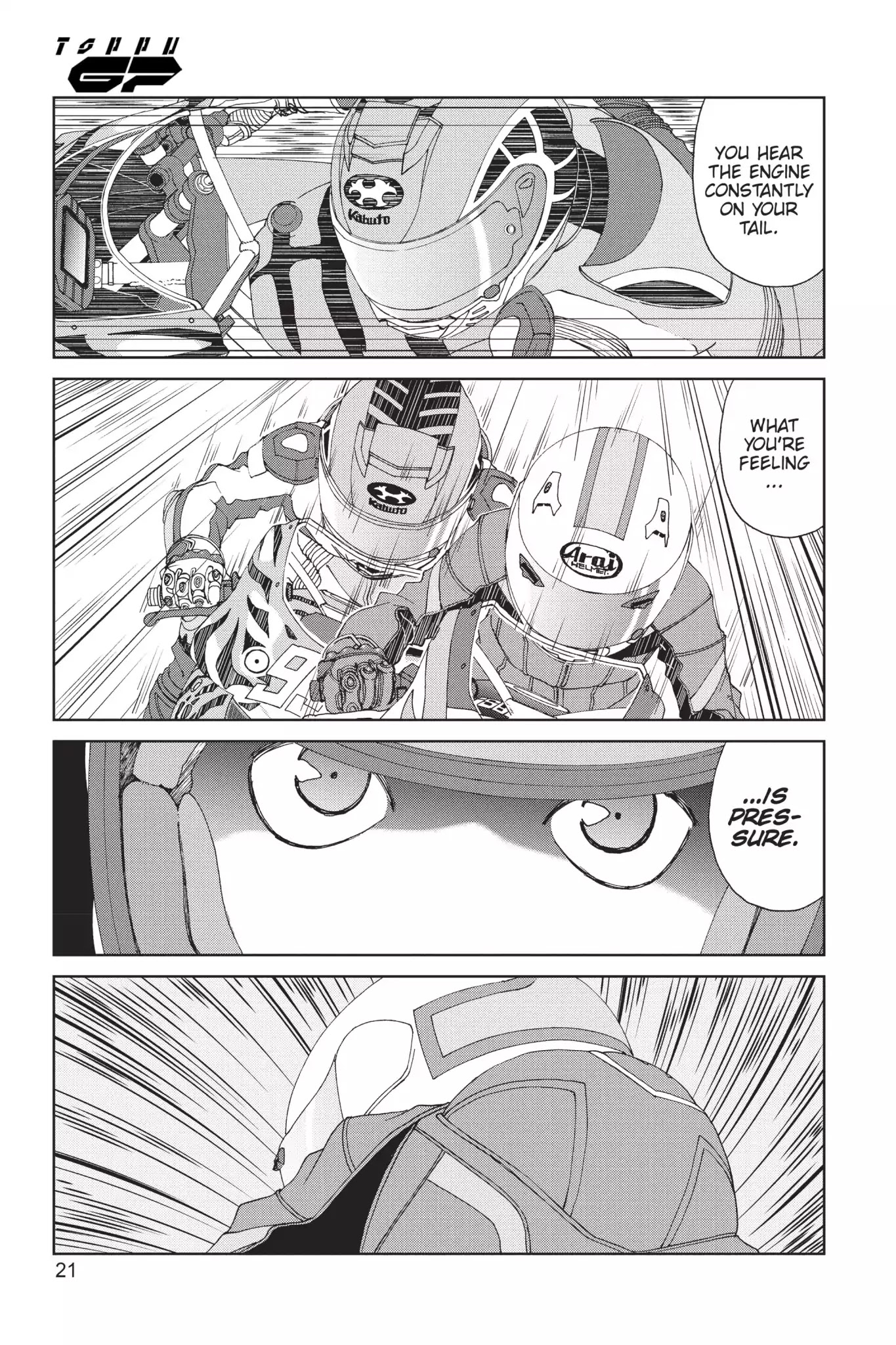 Toppu GP Chapter 10 page 21 - Chapter 10: Lap 10: Counterattack