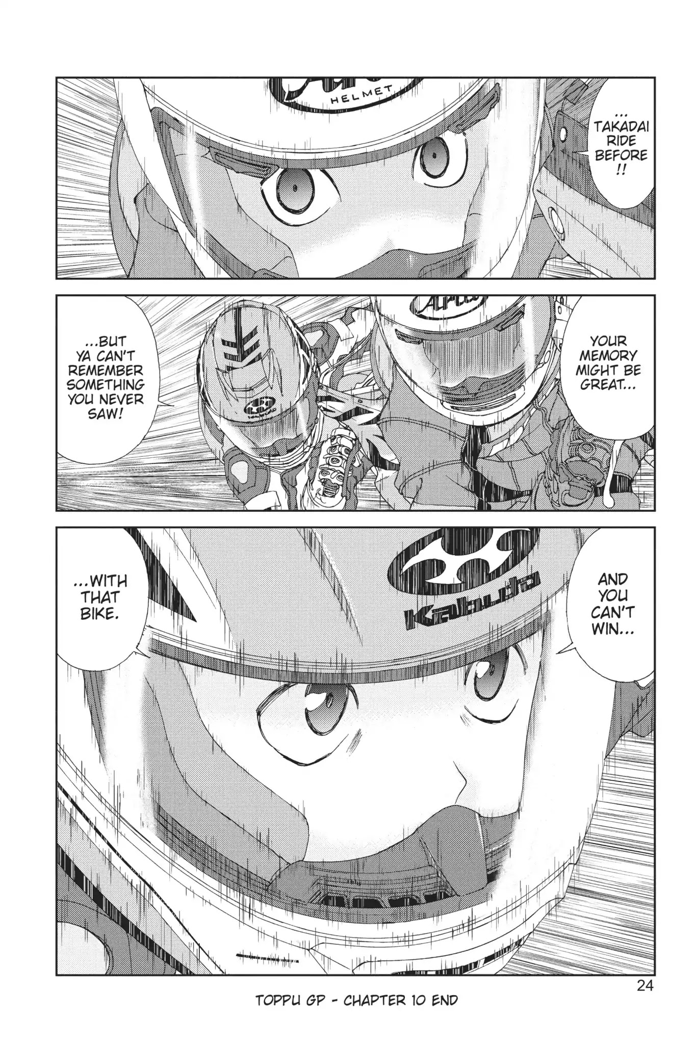 Toppu GP Chapter 10 page 24 - Chapter 10: Lap 10: Counterattack