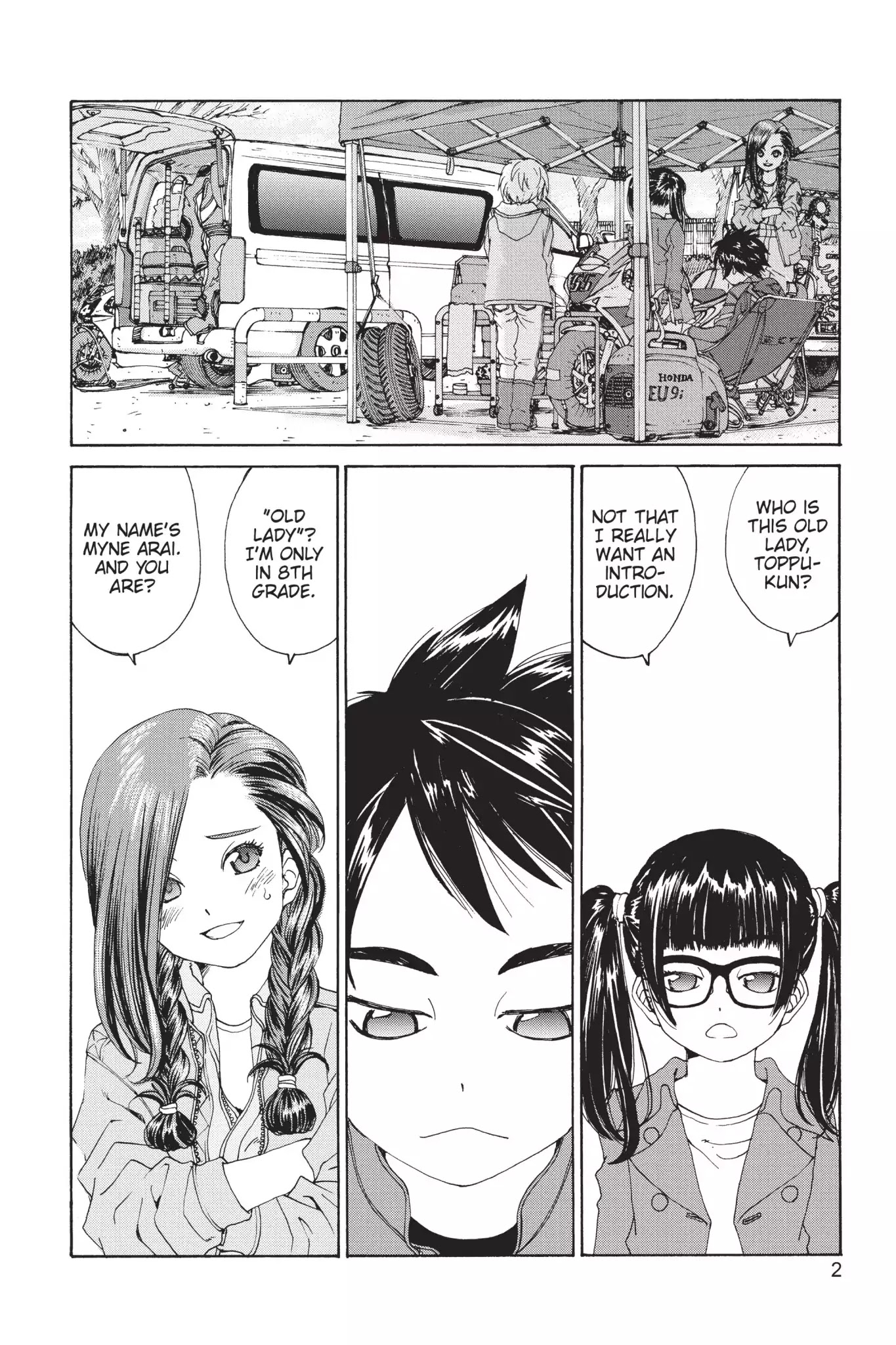 Toppu GP Chapter 10 page 3 - Chapter 10: Lap 10: Counterattack