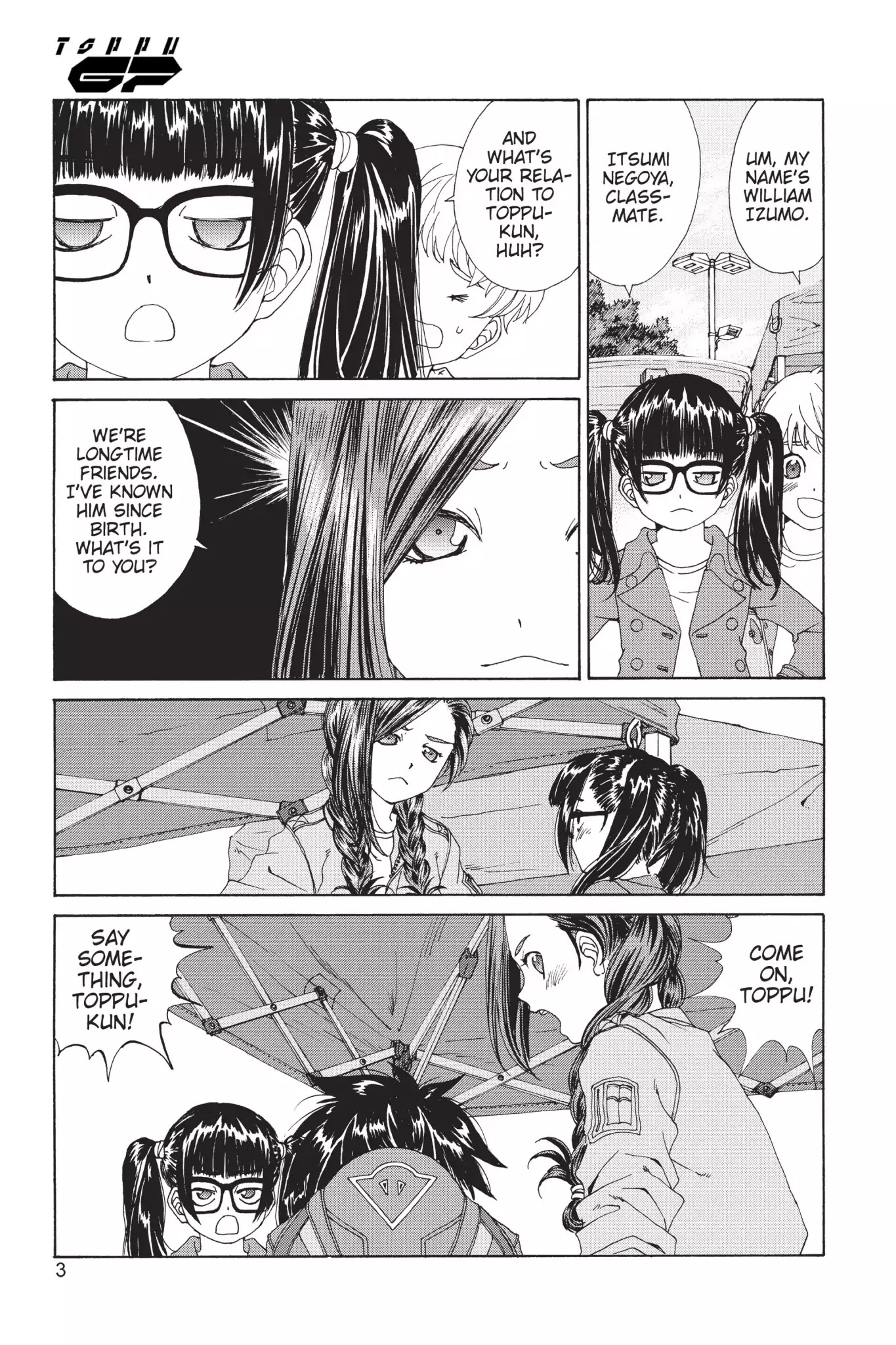 Toppu GP Chapter 10 page 4 - Chapter 10: Lap 10: Counterattack