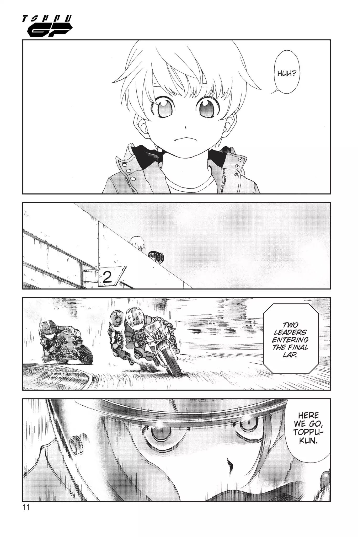 Toppu GP Chapter 11 page 12 - Chapter 11: Lap 11: Reading The Line