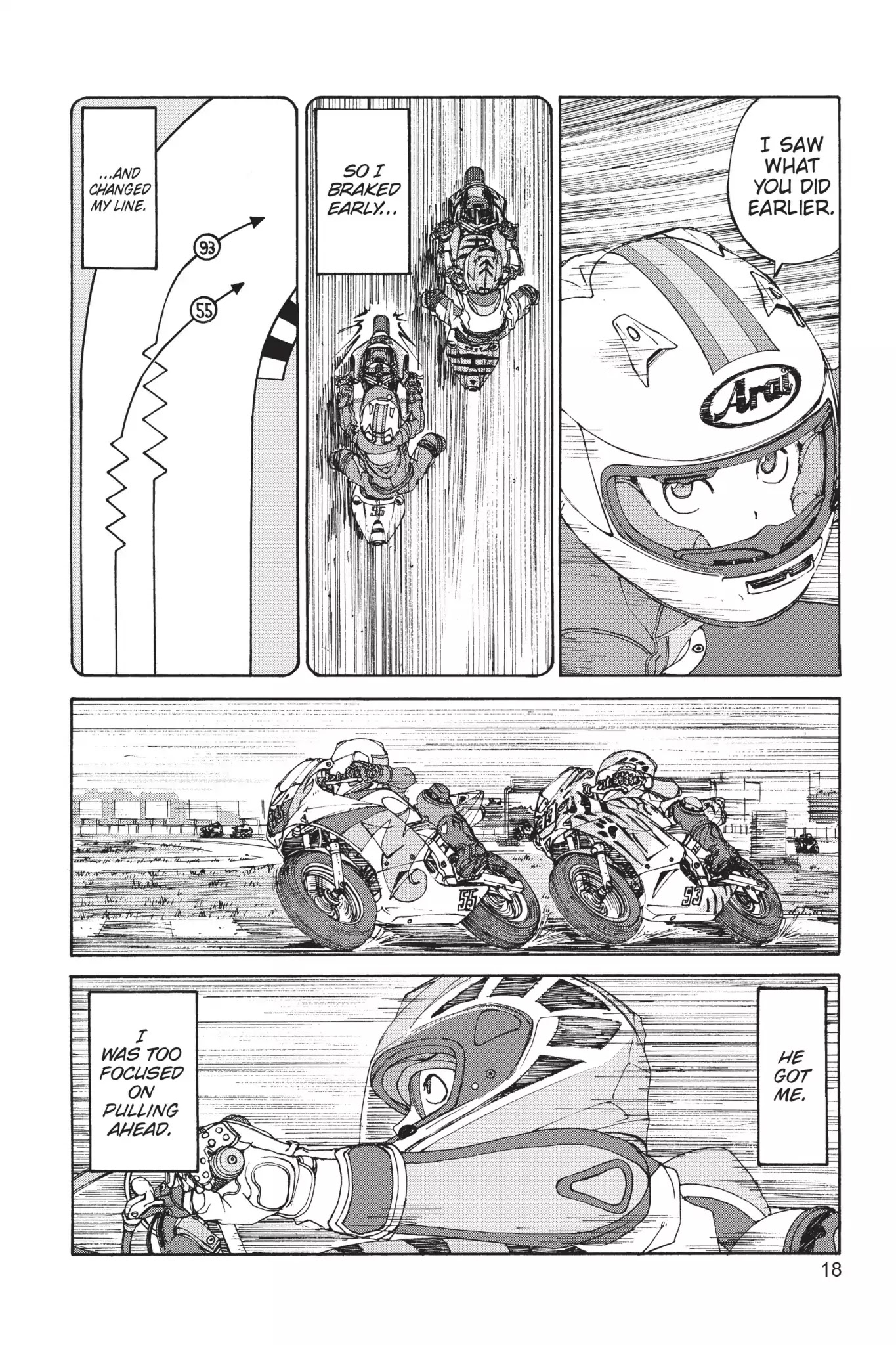 Toppu GP Chapter 11 page 18 - Chapter 11: Lap 11: Reading The Line