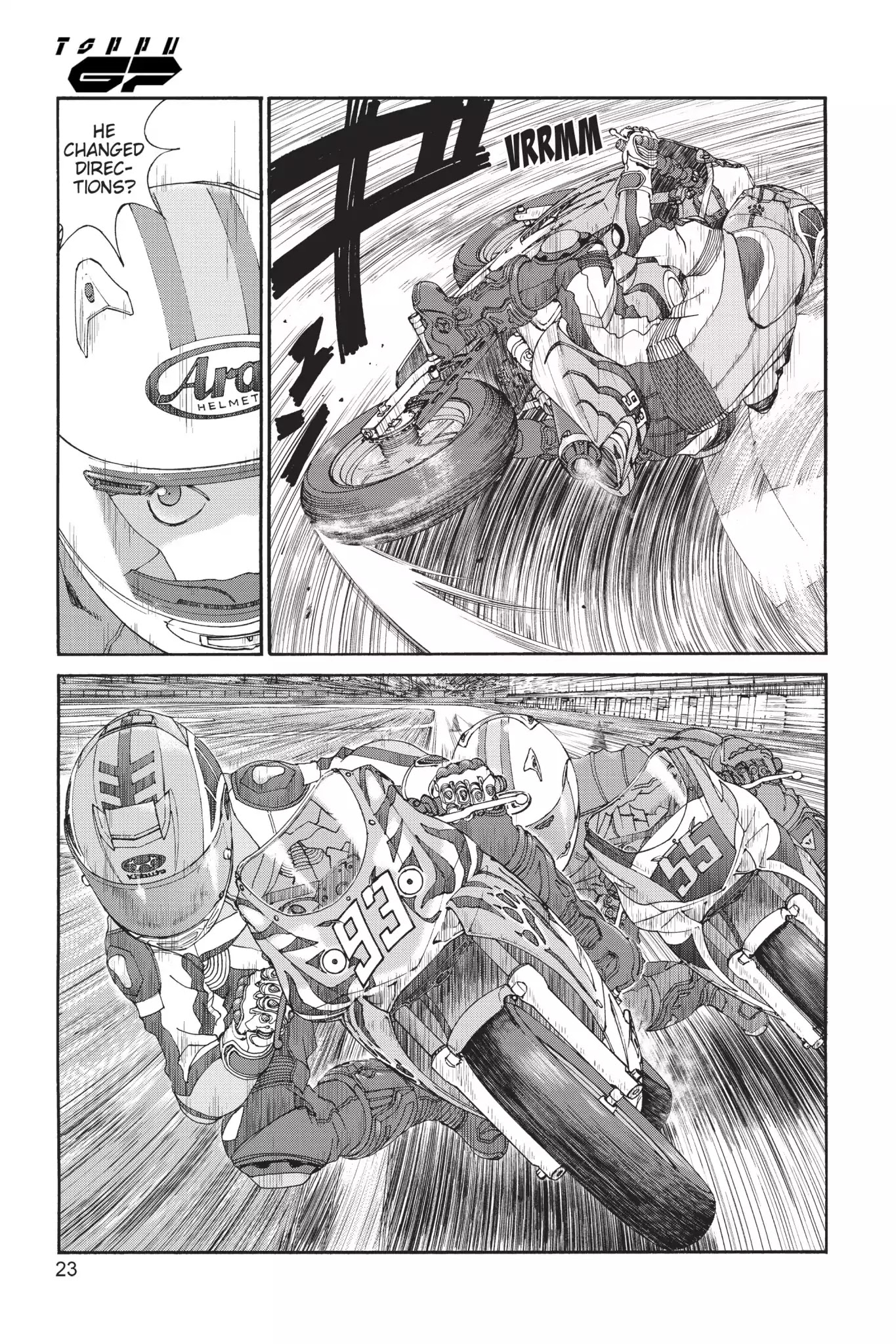 Toppu GP Chapter 11 page 23 - Chapter 11: Lap 11: Reading The Line