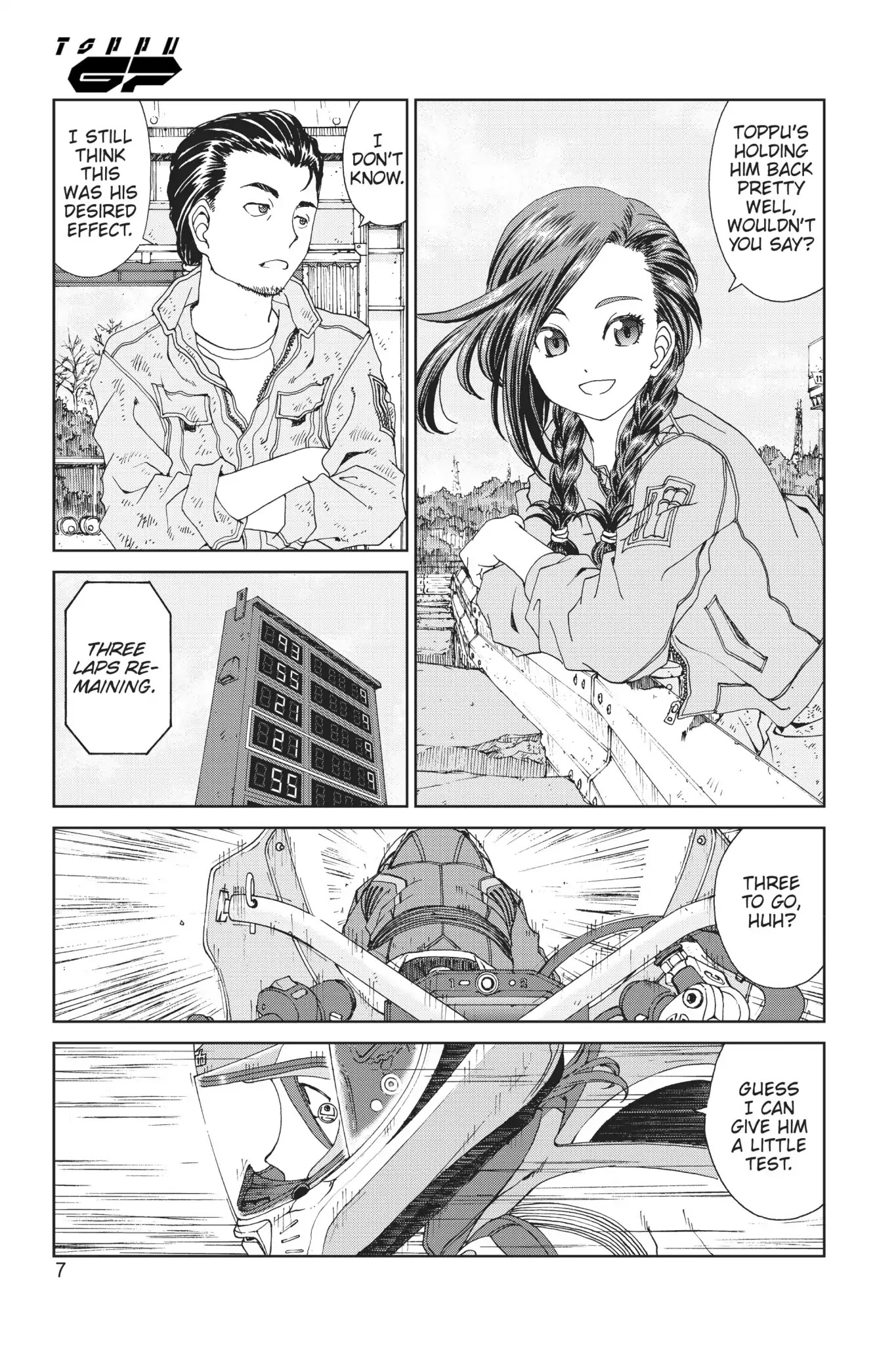 Toppu GP Chapter 11 page 8 - Chapter 11: Lap 11: Reading The Line