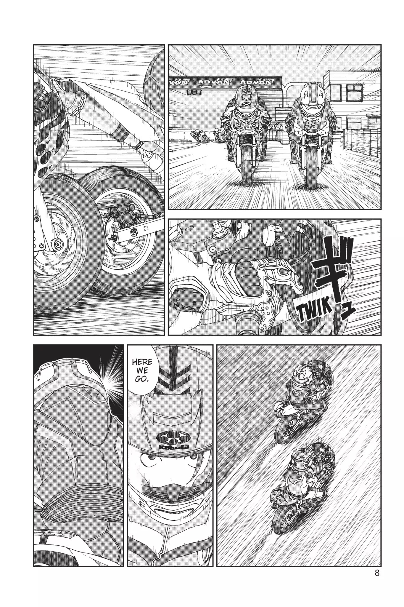 Toppu GP Chapter 11 page 9 - Chapter 11: Lap 11: Reading The Line