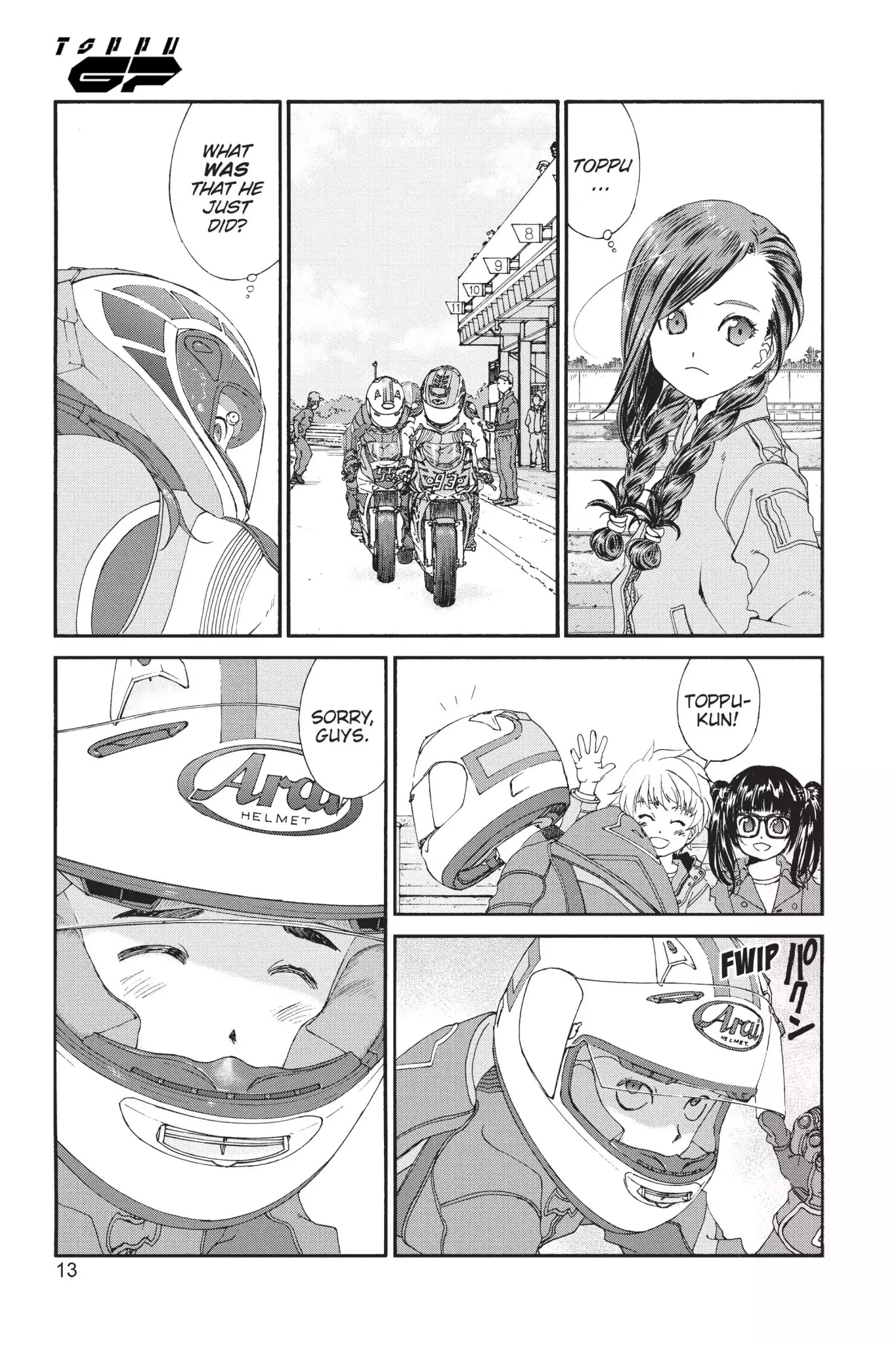 Toppu GP Chapter 12 page 14 - Chapter 12: Lap 12: True "Love"