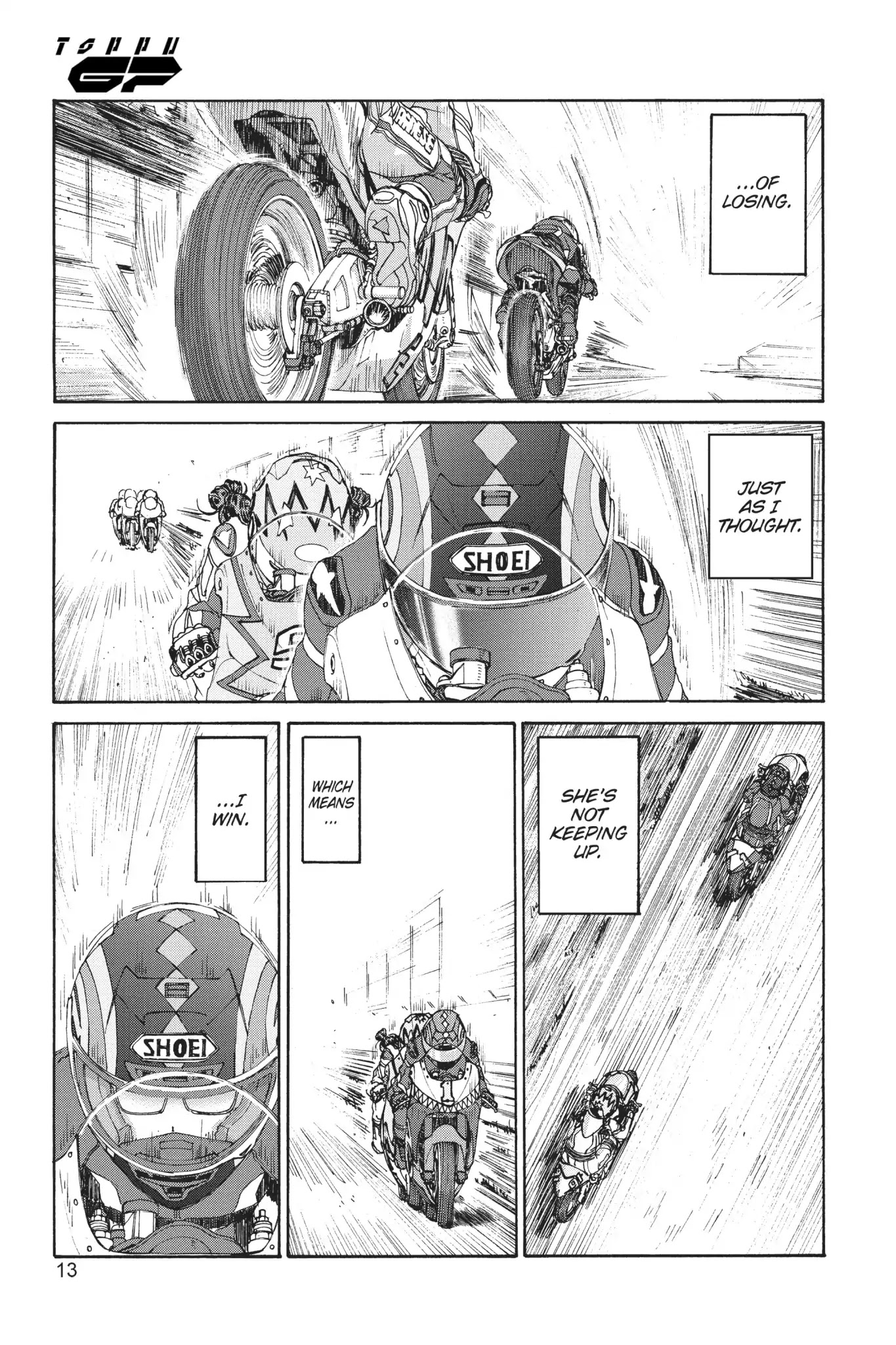 Toppu GP Chapter 14 page 14 - Chapter 14: Lap 14: Rising Pulse