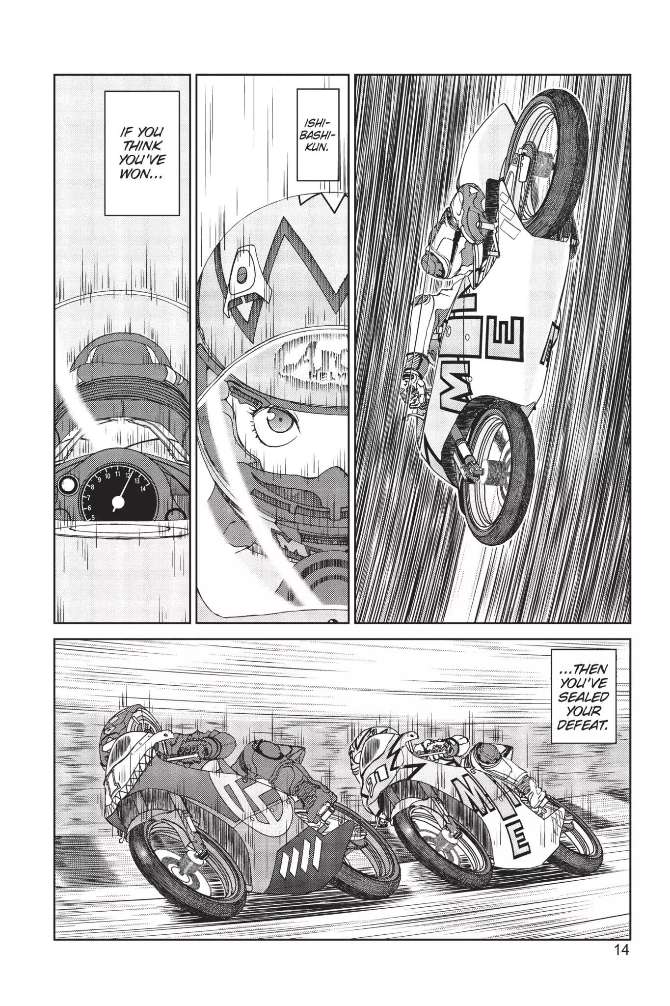 Toppu GP Chapter 14 page 15 - Chapter 14: Lap 14: Rising Pulse