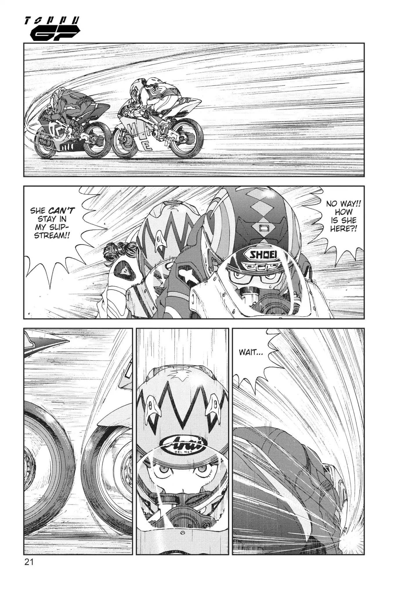 Toppu GP Chapter 14 page 22 - Chapter 14: Lap 14: Rising Pulse