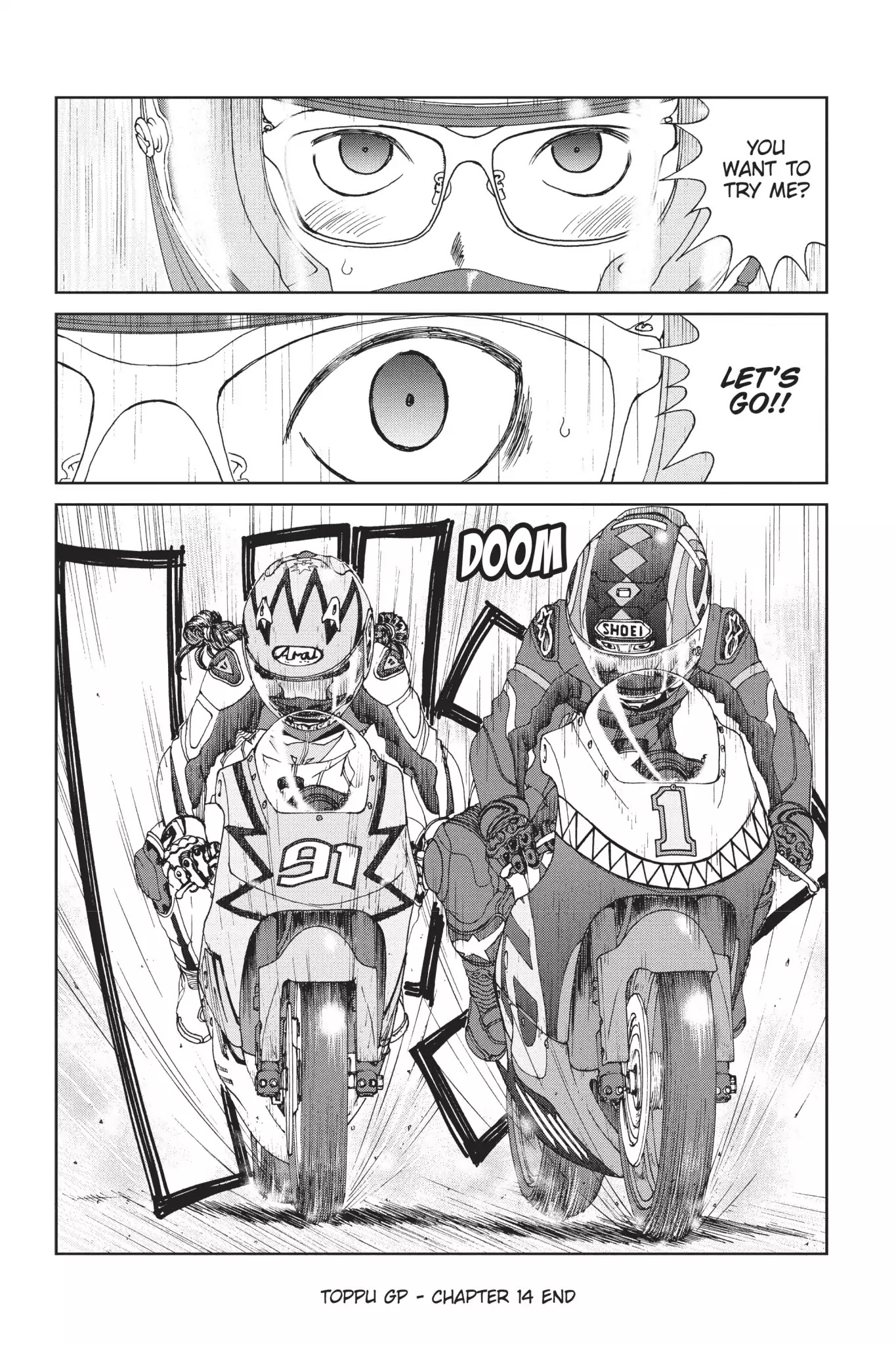 Toppu GP Chapter 14 page 26 - Chapter 14: Lap 14: Rising Pulse