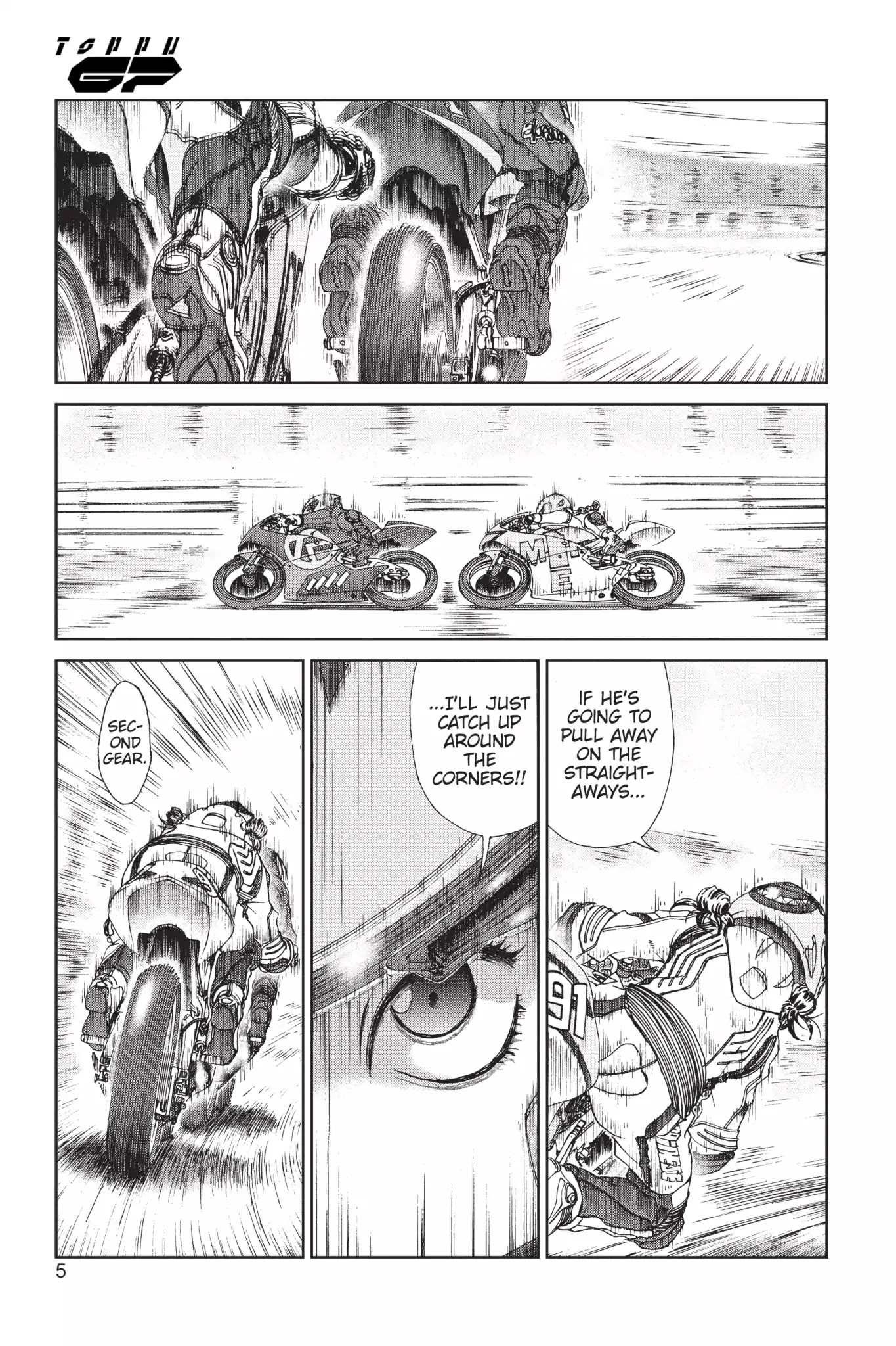 Toppu GP Chapter 14 page 6 - Chapter 14: Lap 14: Rising Pulse