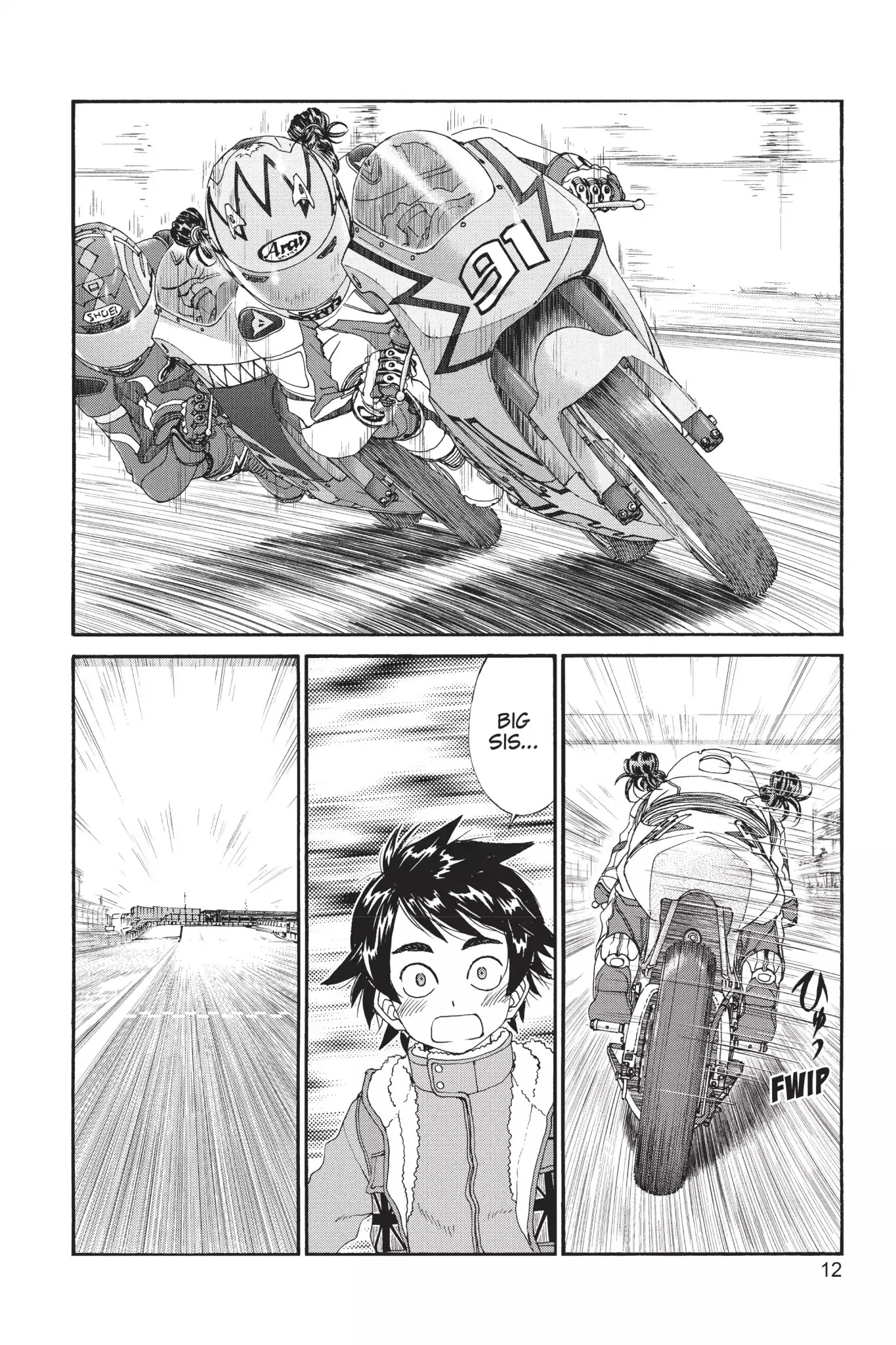 Toppu GP Chapter 15 page 12 - Chapter 15: Lap 15: Acceleration Battle