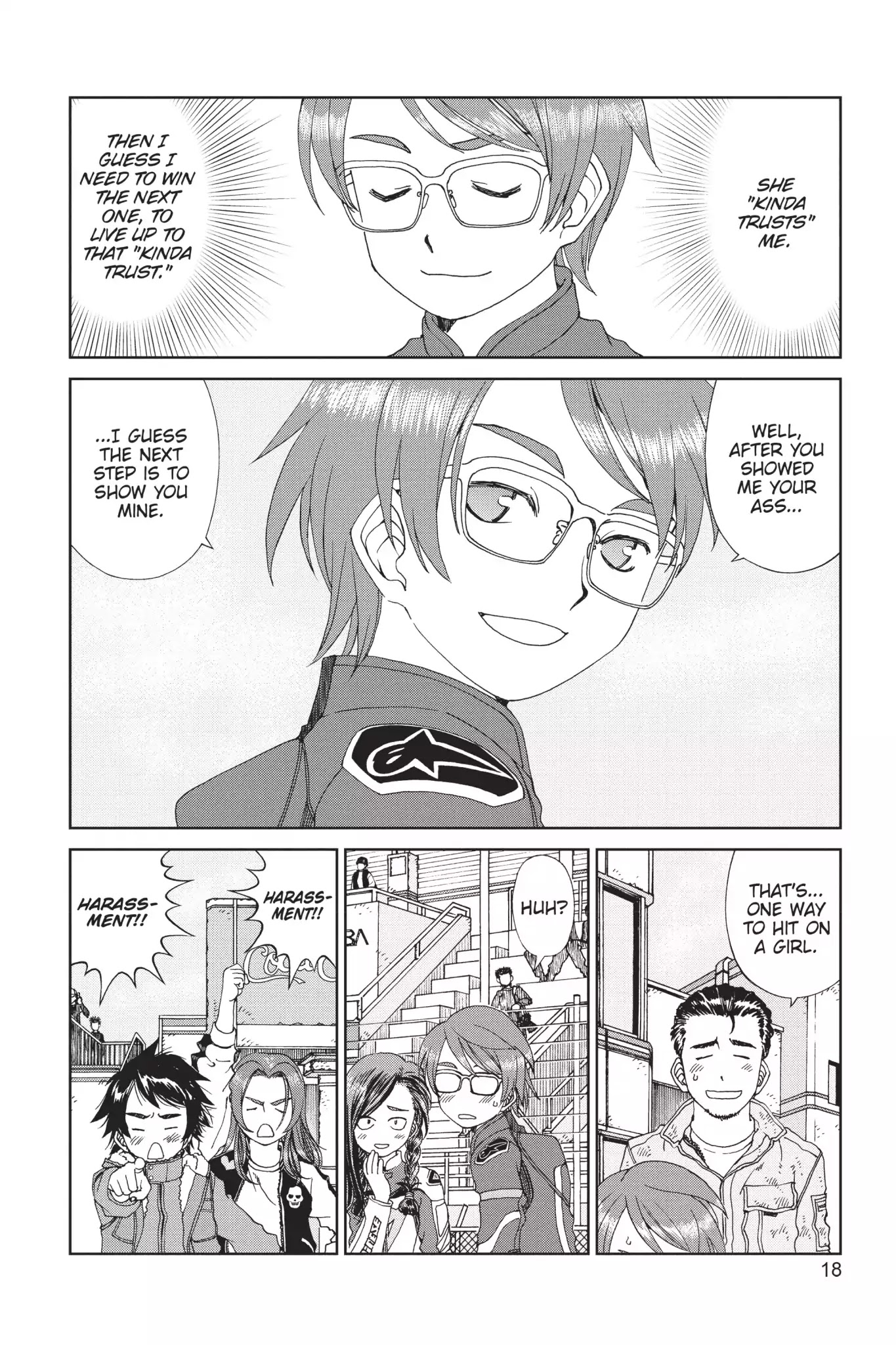 Toppu GP Chapter 15 page 18 - Chapter 15: Lap 15: Acceleration Battle