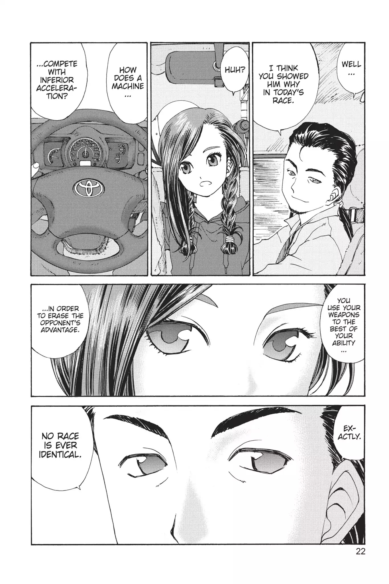 Toppu GP Chapter 15 page 22 - Chapter 15: Lap 15: Acceleration Battle