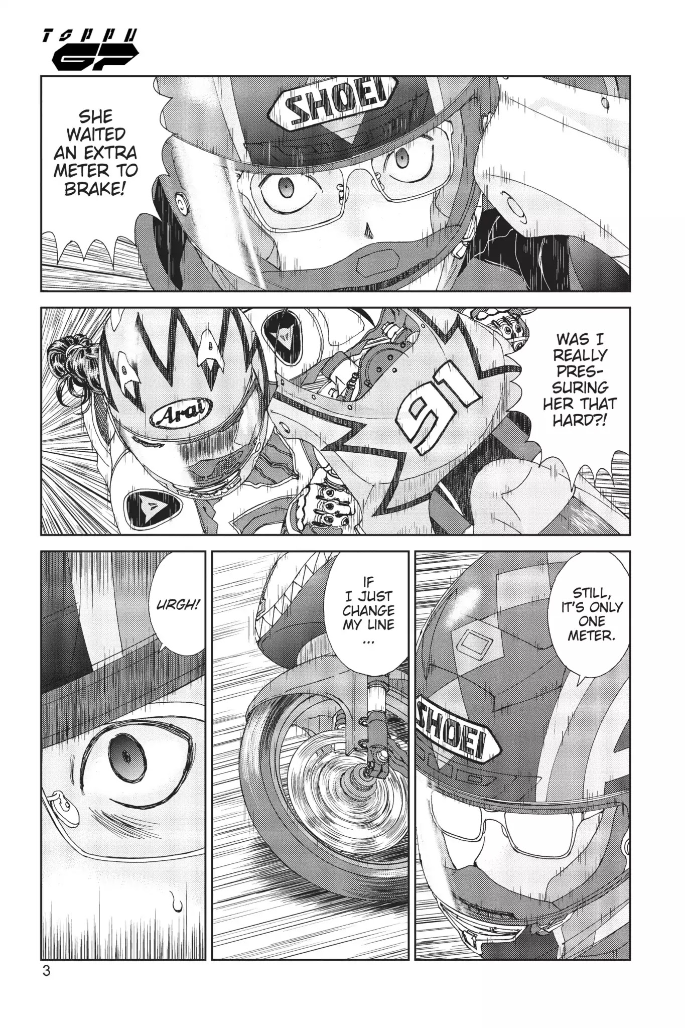 Toppu GP Chapter 15 page 4 - Chapter 15: Lap 15: Acceleration Battle