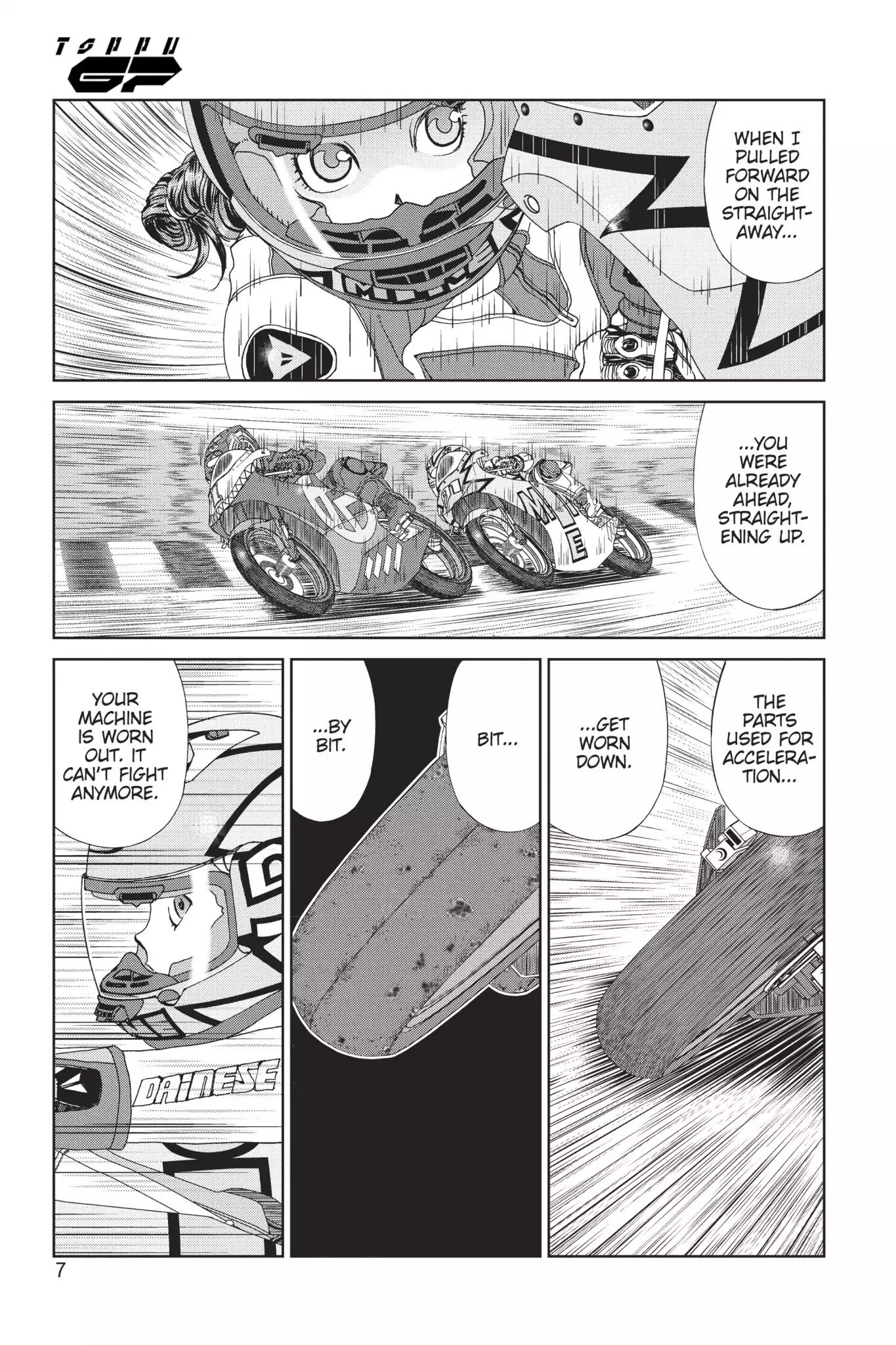 Toppu GP Chapter 15 page 8 - Chapter 15: Lap 15: Acceleration Battle