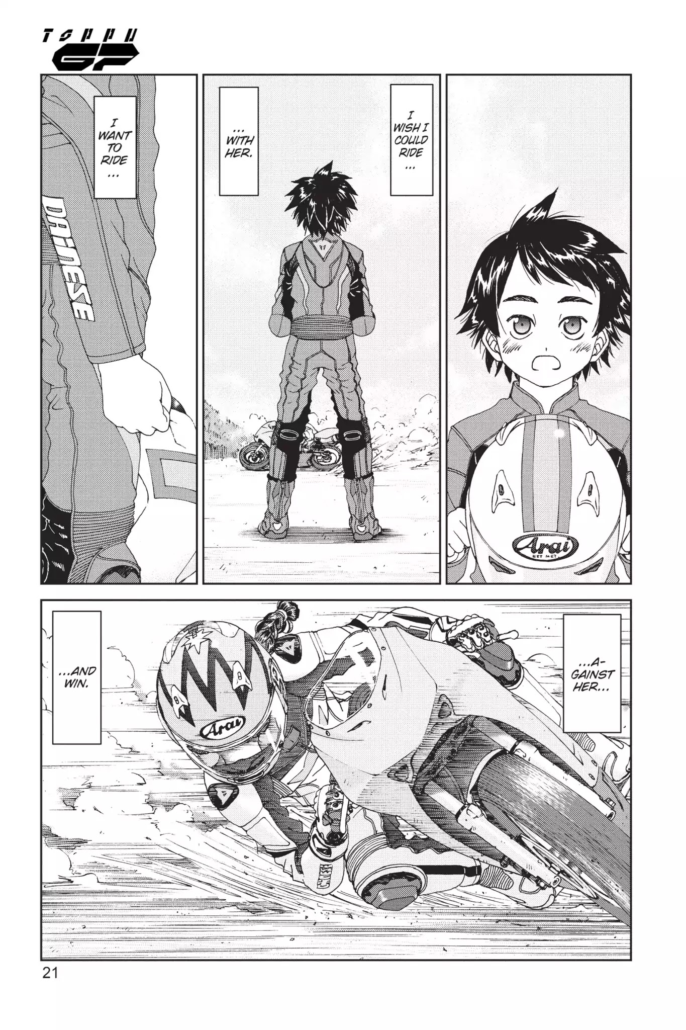 Toppu GP Chapter 16 page 22 - Chapter 16: Lap 16: Desire To Win