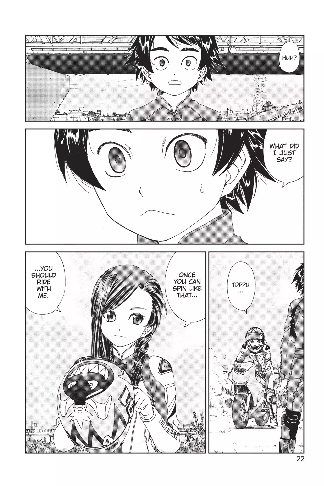 Toppu GP Chapter 16 page 23 - Chapter 16: Lap 16: Desire To Win