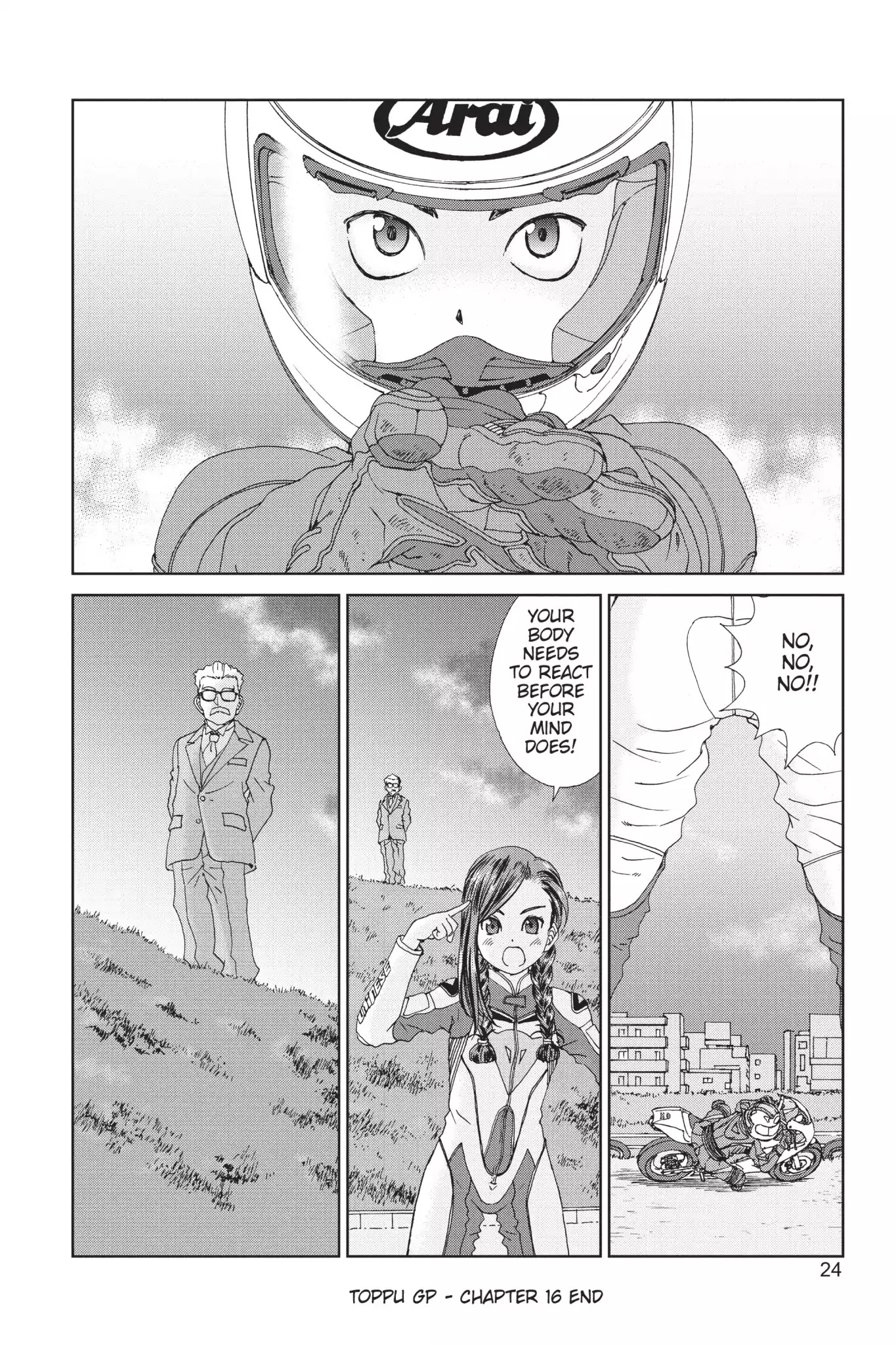 Toppu GP Chapter 16 page 25 - Chapter 16: Lap 16: Desire To Win