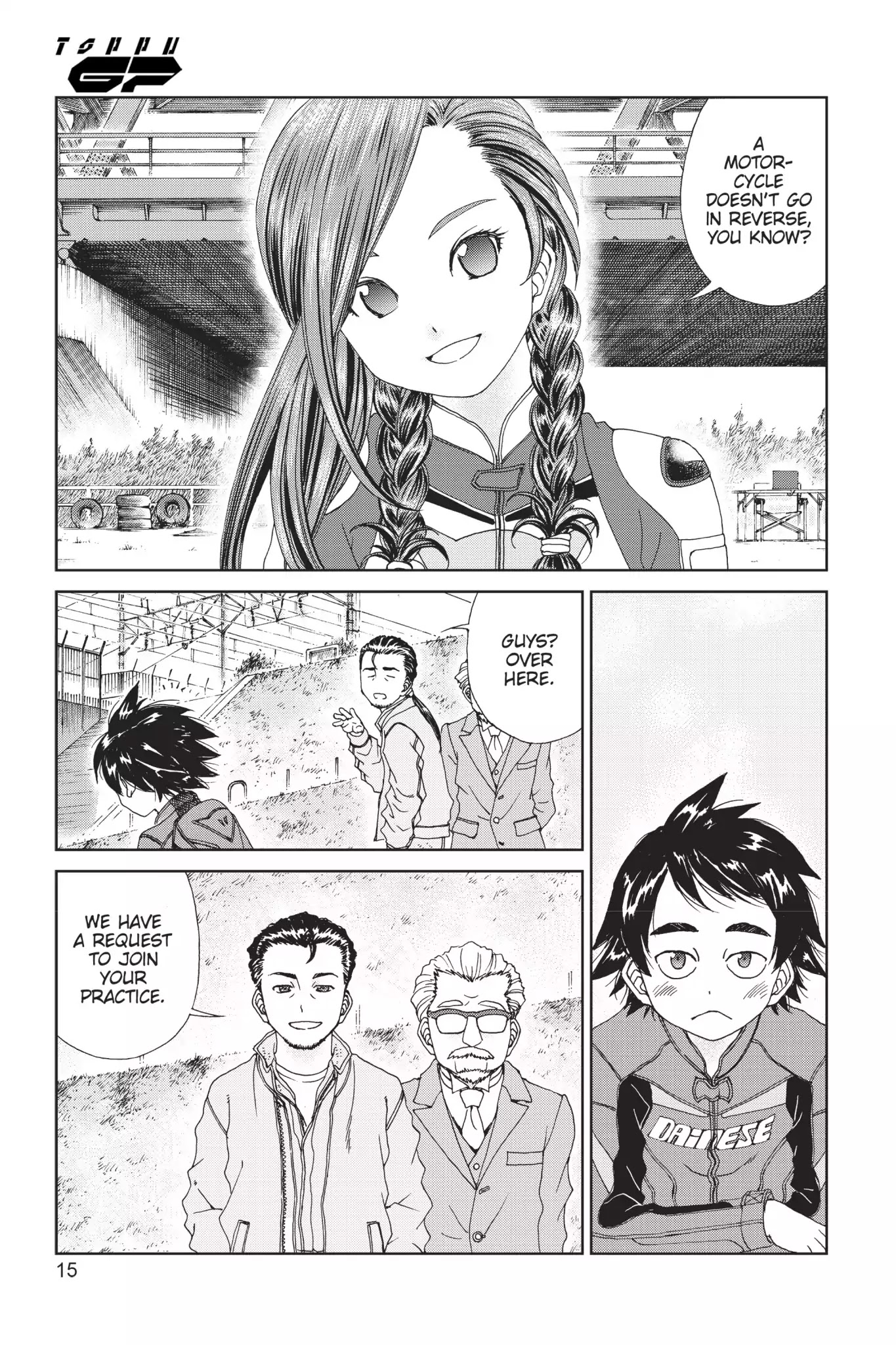 Toppu GP Chapter 17 page 16 - Chapter 17: Lap 17: Spin, Spin, Spin