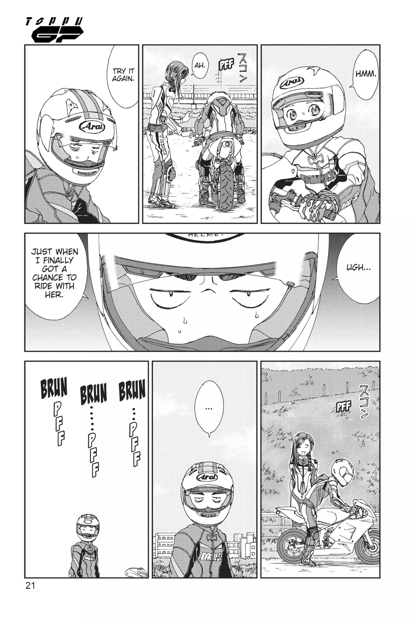 Toppu GP Chapter 17 page 22 - Chapter 17: Lap 17: Spin, Spin, Spin