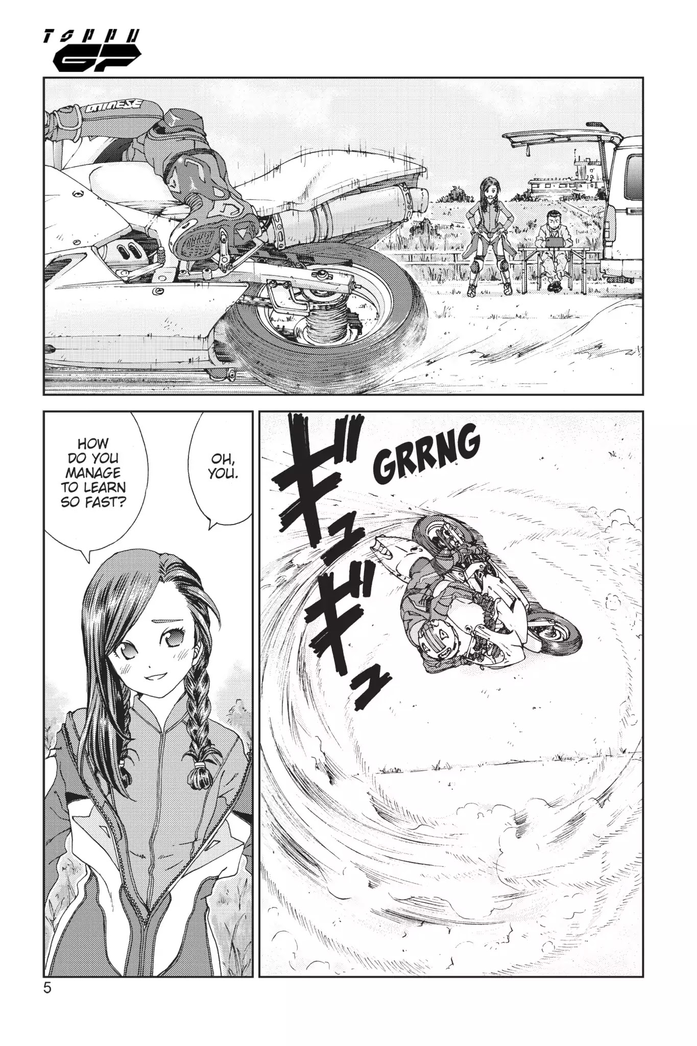 Toppu GP Chapter 17 page 6 - Chapter 17: Lap 17: Spin, Spin, Spin