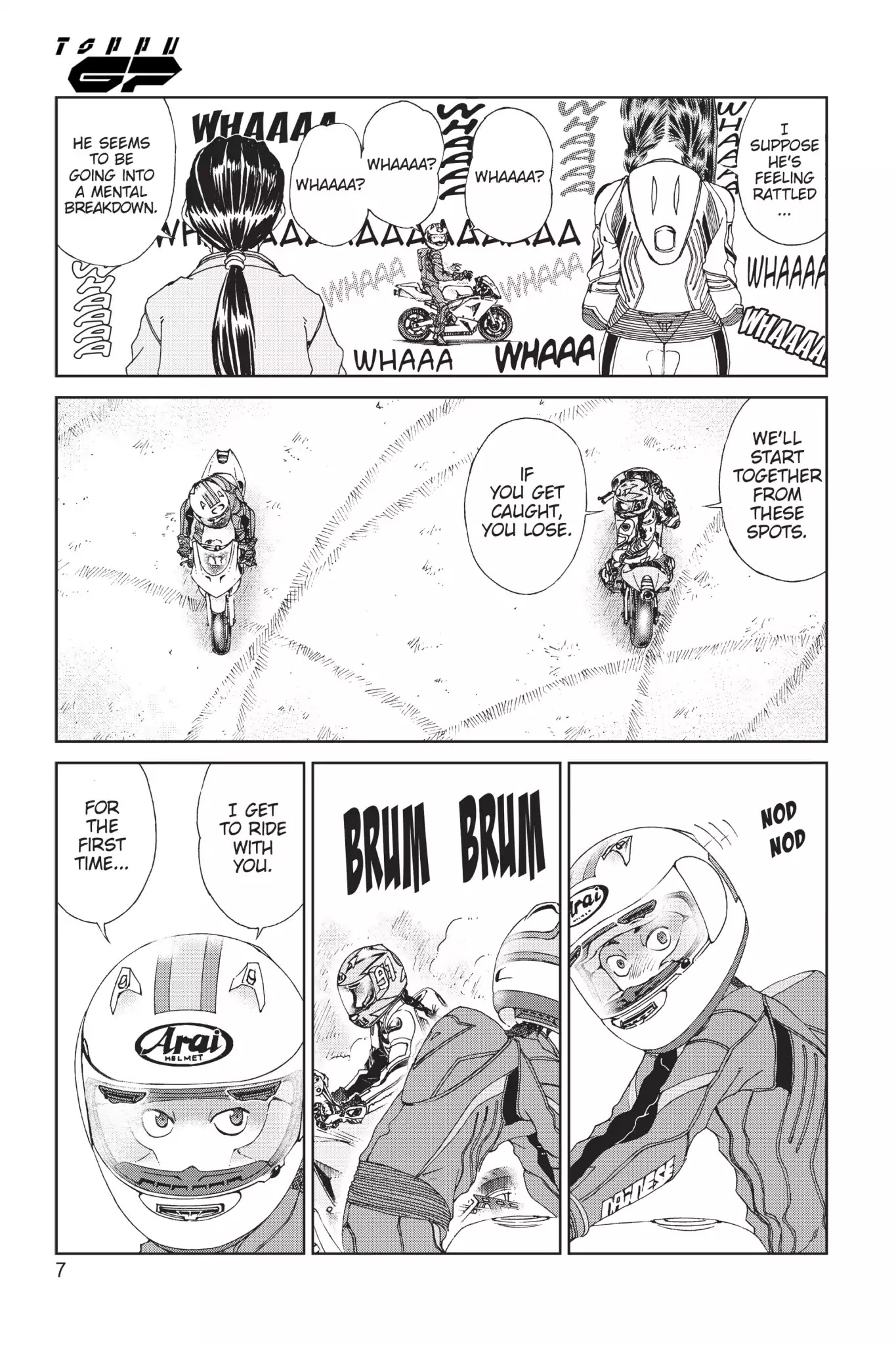 Toppu GP Chapter 17 page 8 - Chapter 17: Lap 17: Spin, Spin, Spin