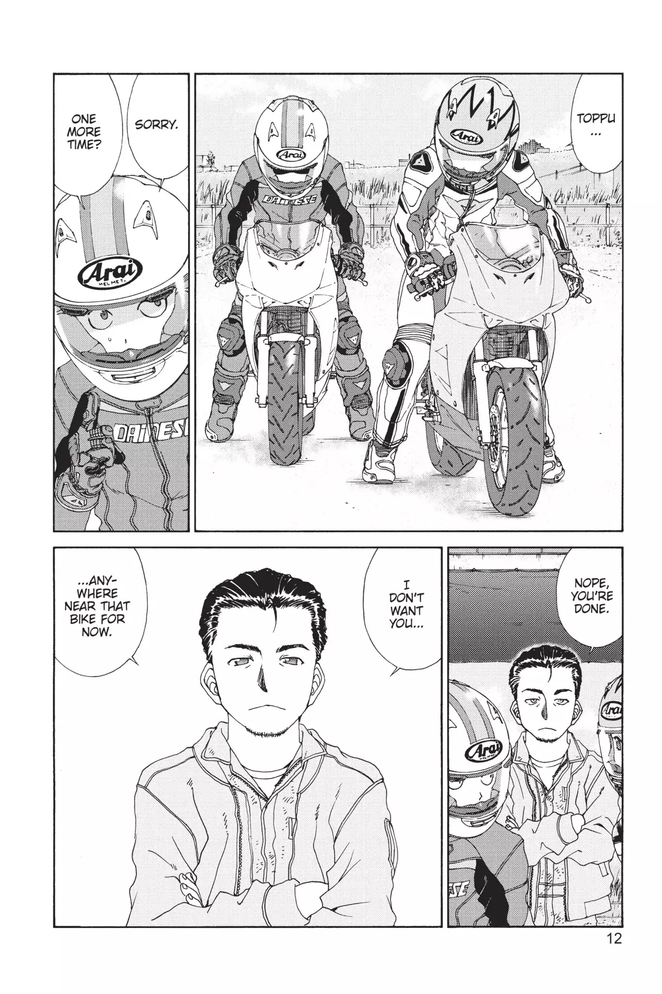 Toppu GP Chapter 19 page 13 - Chapter 19: Lap 19: Mental Brakes