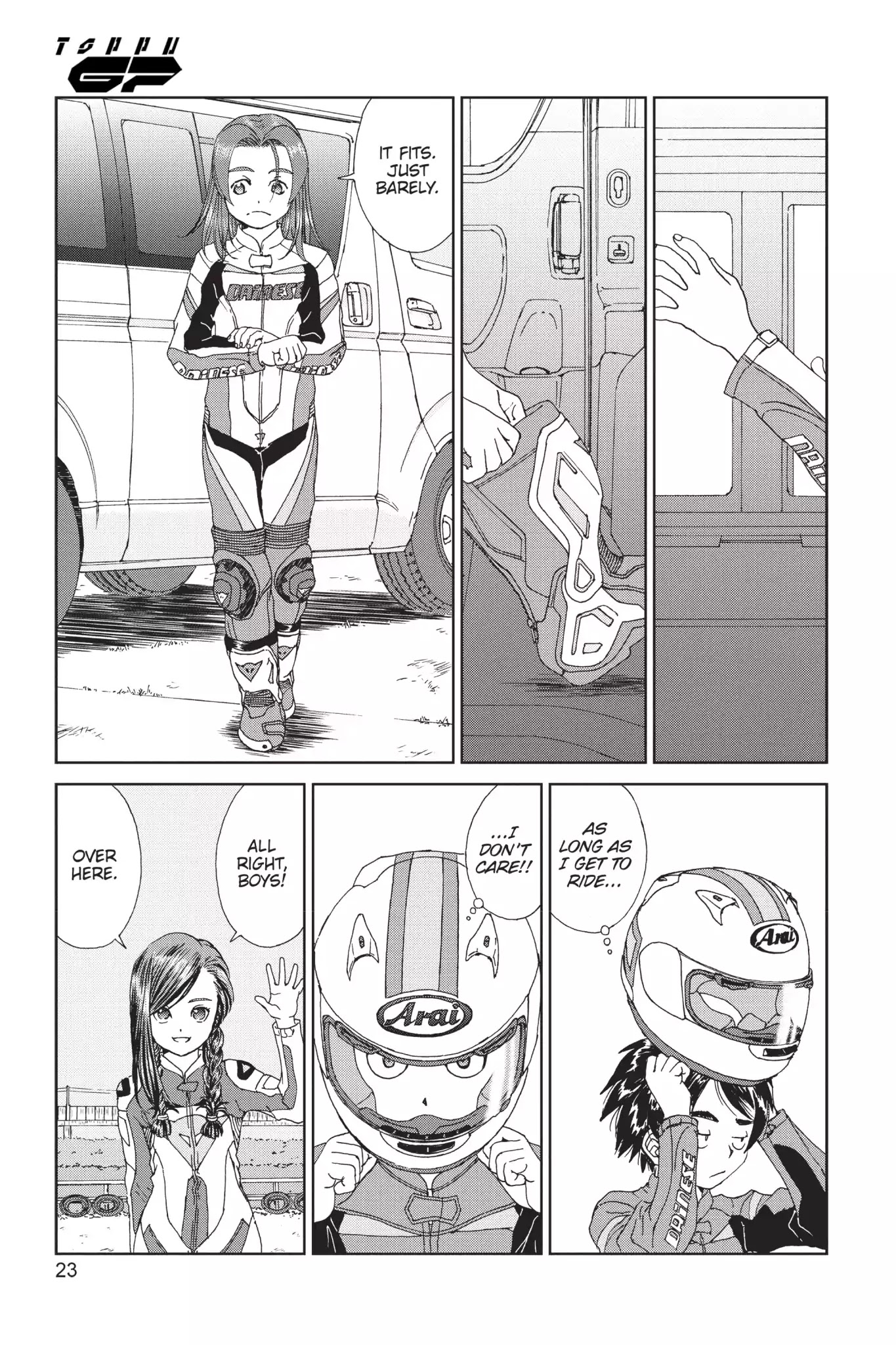 Toppu GP Chapter 19 page 24 - Chapter 19: Lap 19: Mental Brakes