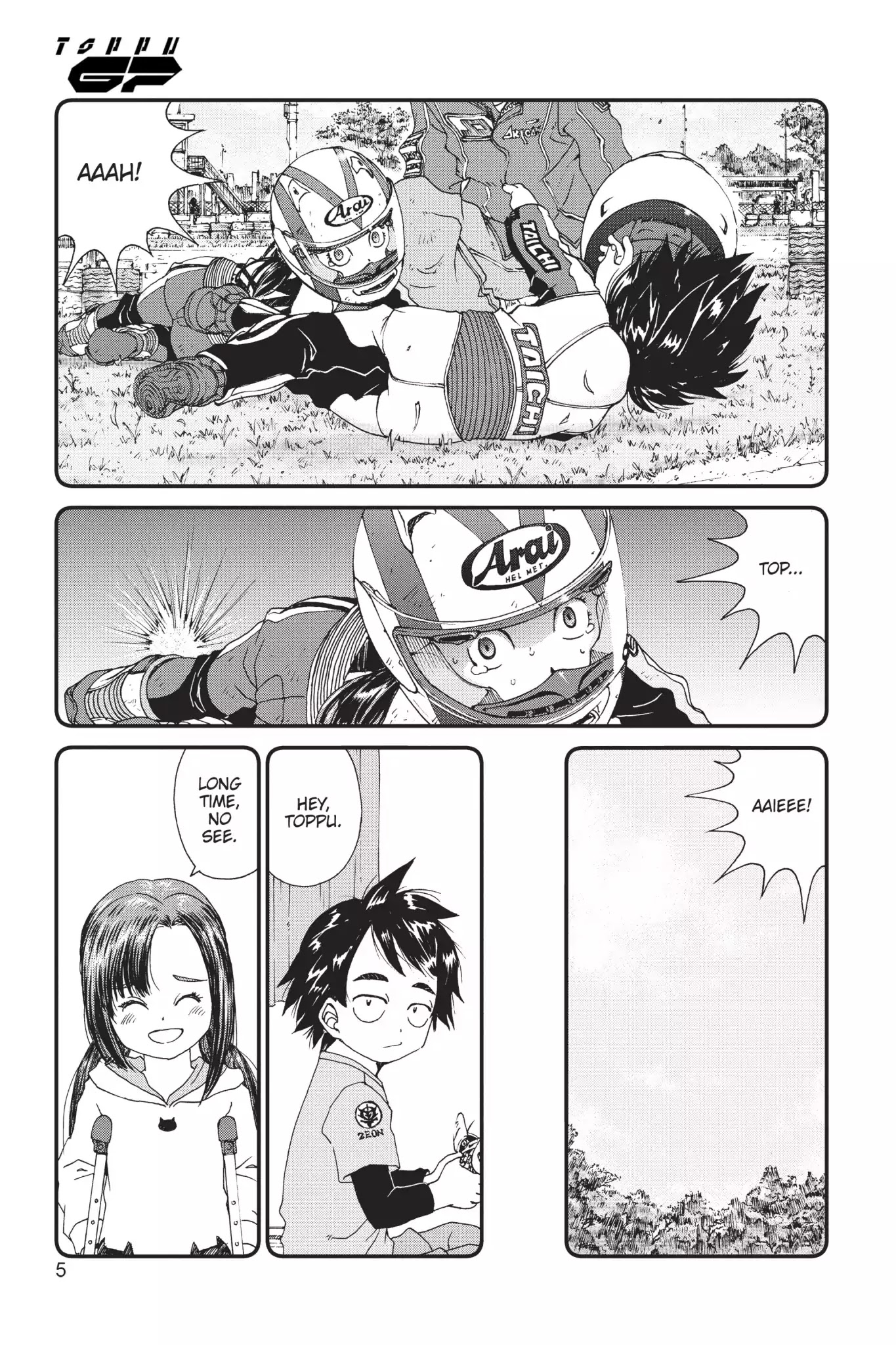 Toppu GP Chapter 19 page 6 - Chapter 19: Lap 19: Mental Brakes