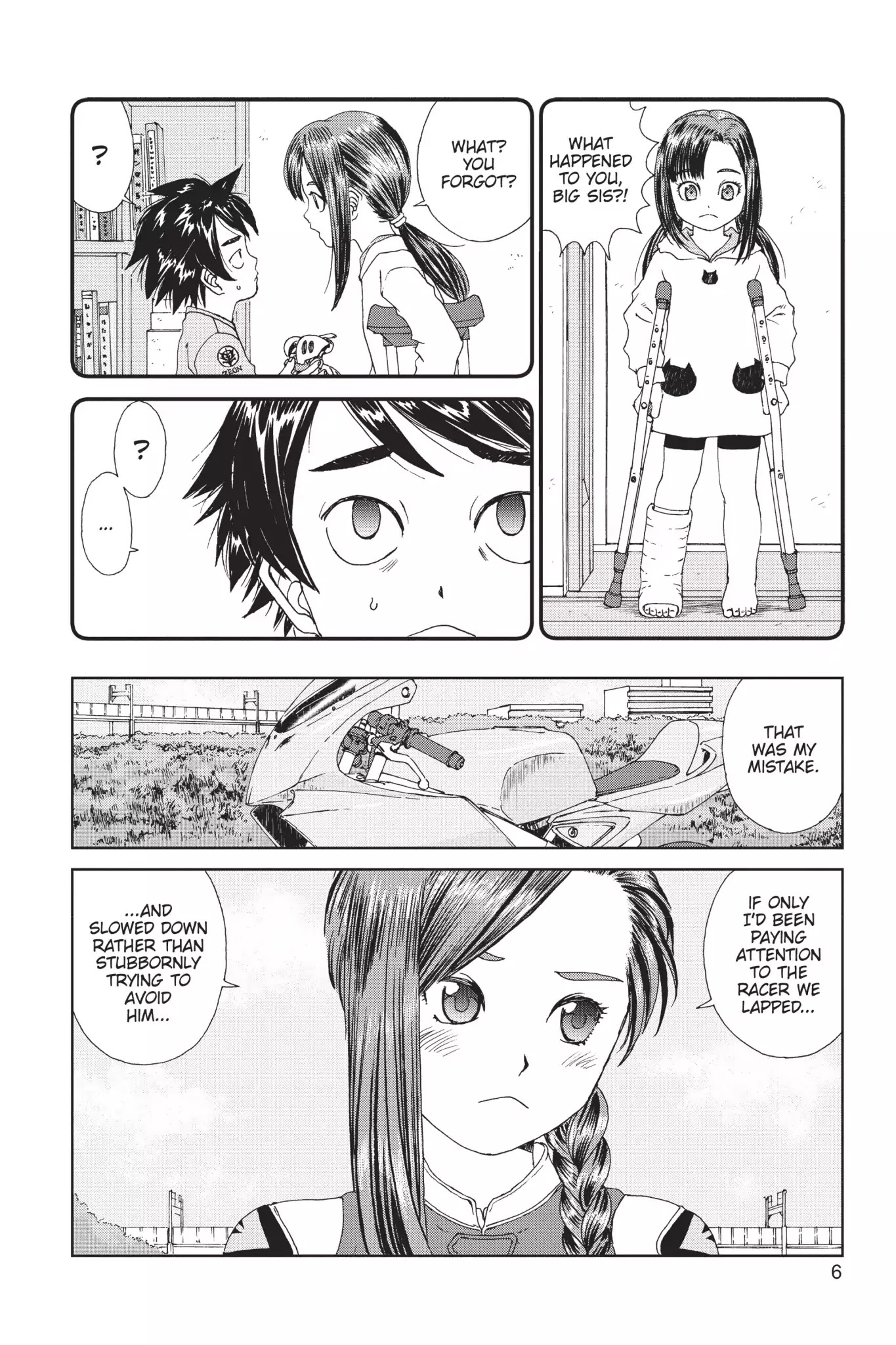 Toppu GP Chapter 19 page 7 - Chapter 19: Lap 19: Mental Brakes
