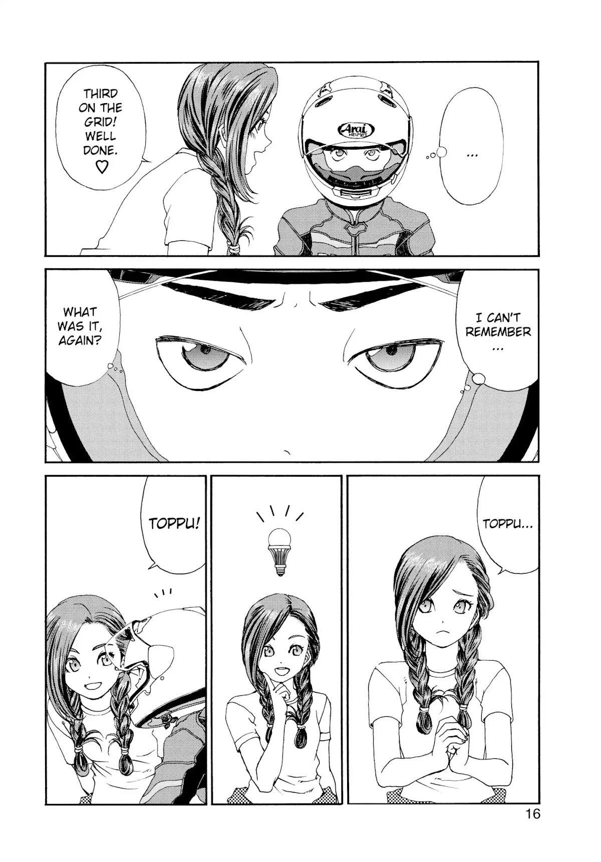 Toppu GP Chapter 2 page 17 - Chapter 2: Lap 2: Full Throttle