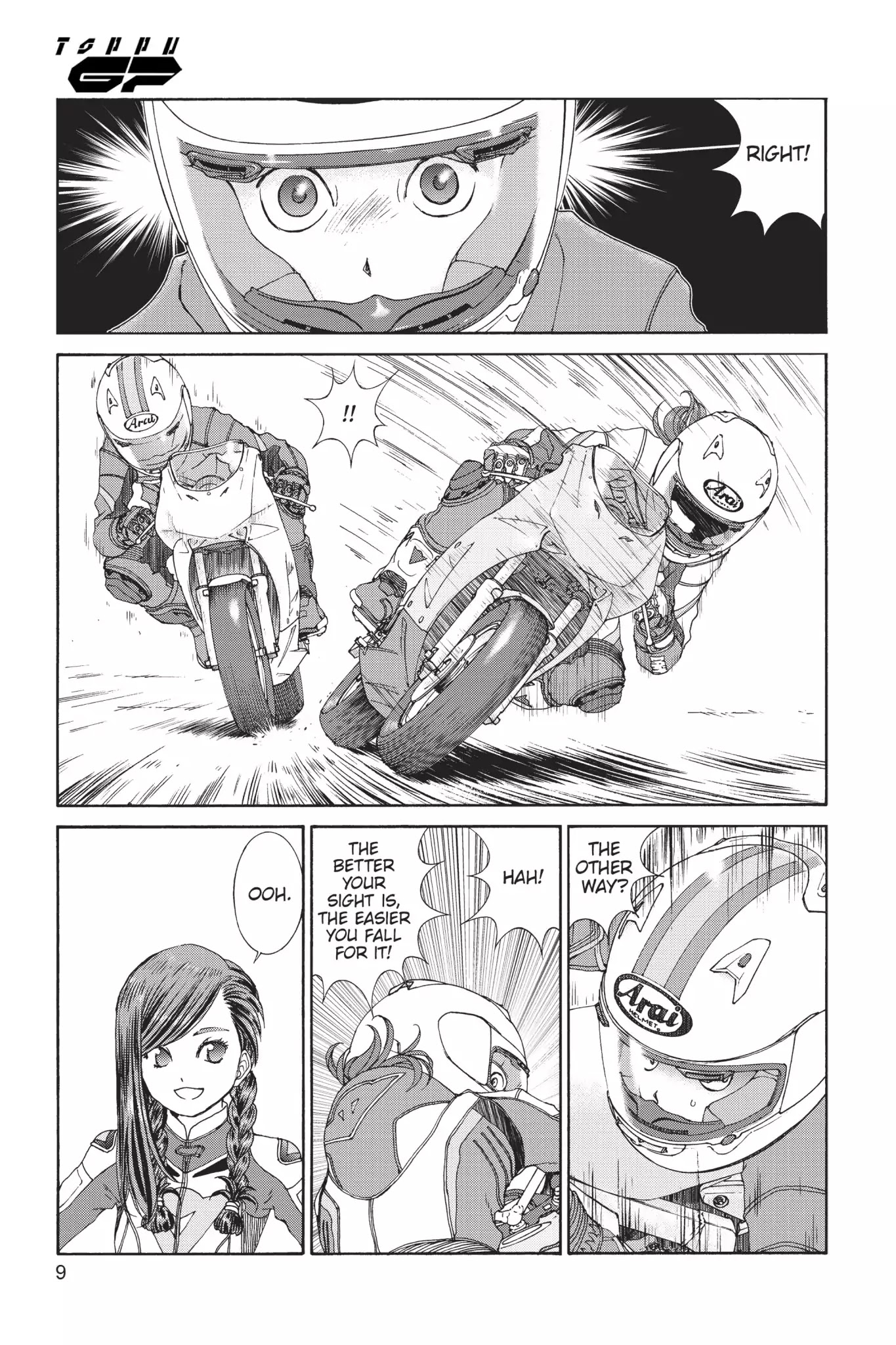 Toppu GP Chapter 20 page 10 - Chapter 20: Lap 20: Playing Tag