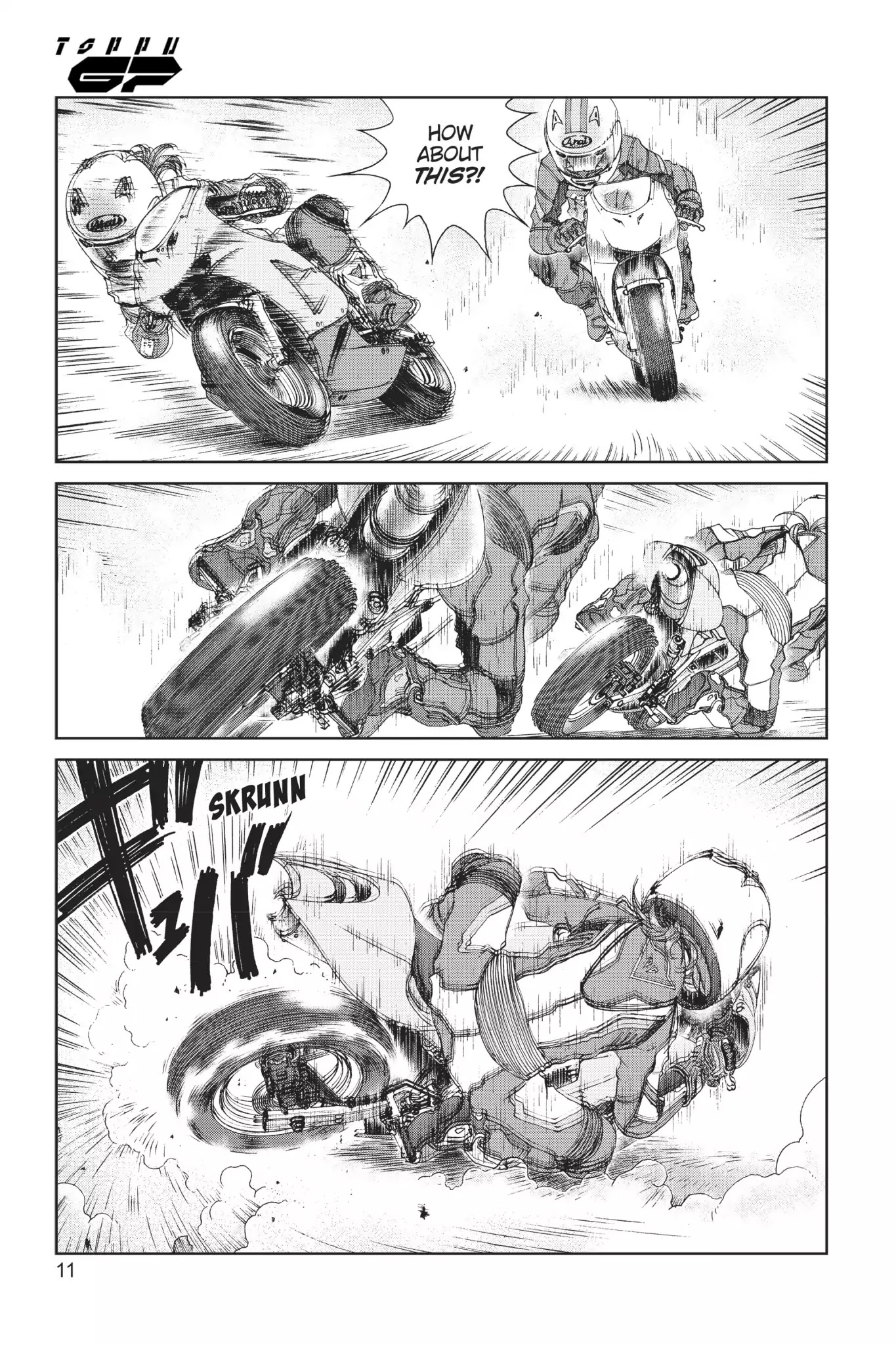 Toppu GP Chapter 20 page 12 - Chapter 20: Lap 20: Playing Tag