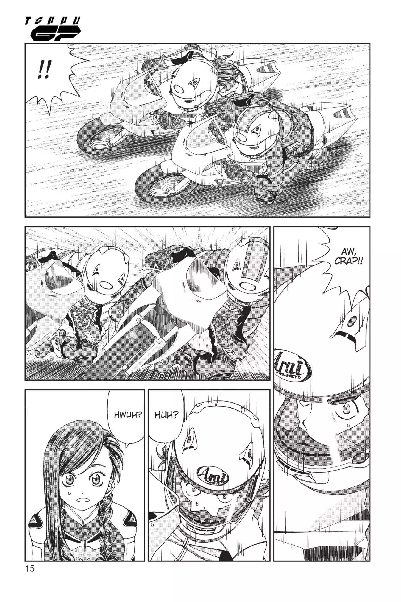 Toppu GP Chapter 20 page 16 - Chapter 20: Lap 20: Playing Tag
