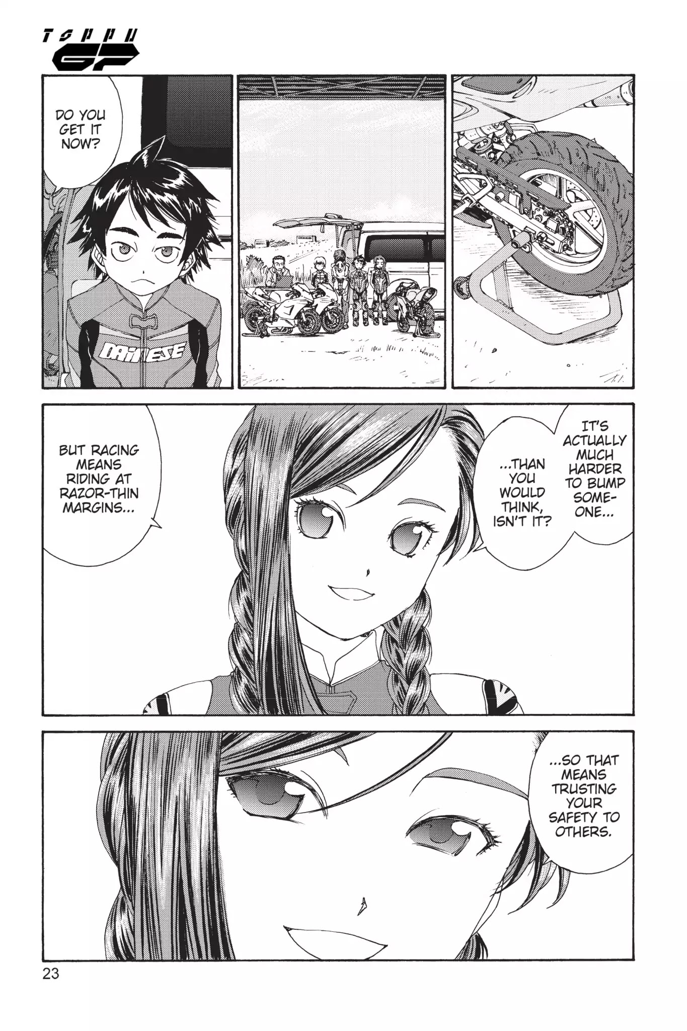 Toppu GP Chapter 20 page 24 - Chapter 20: Lap 20: Playing Tag