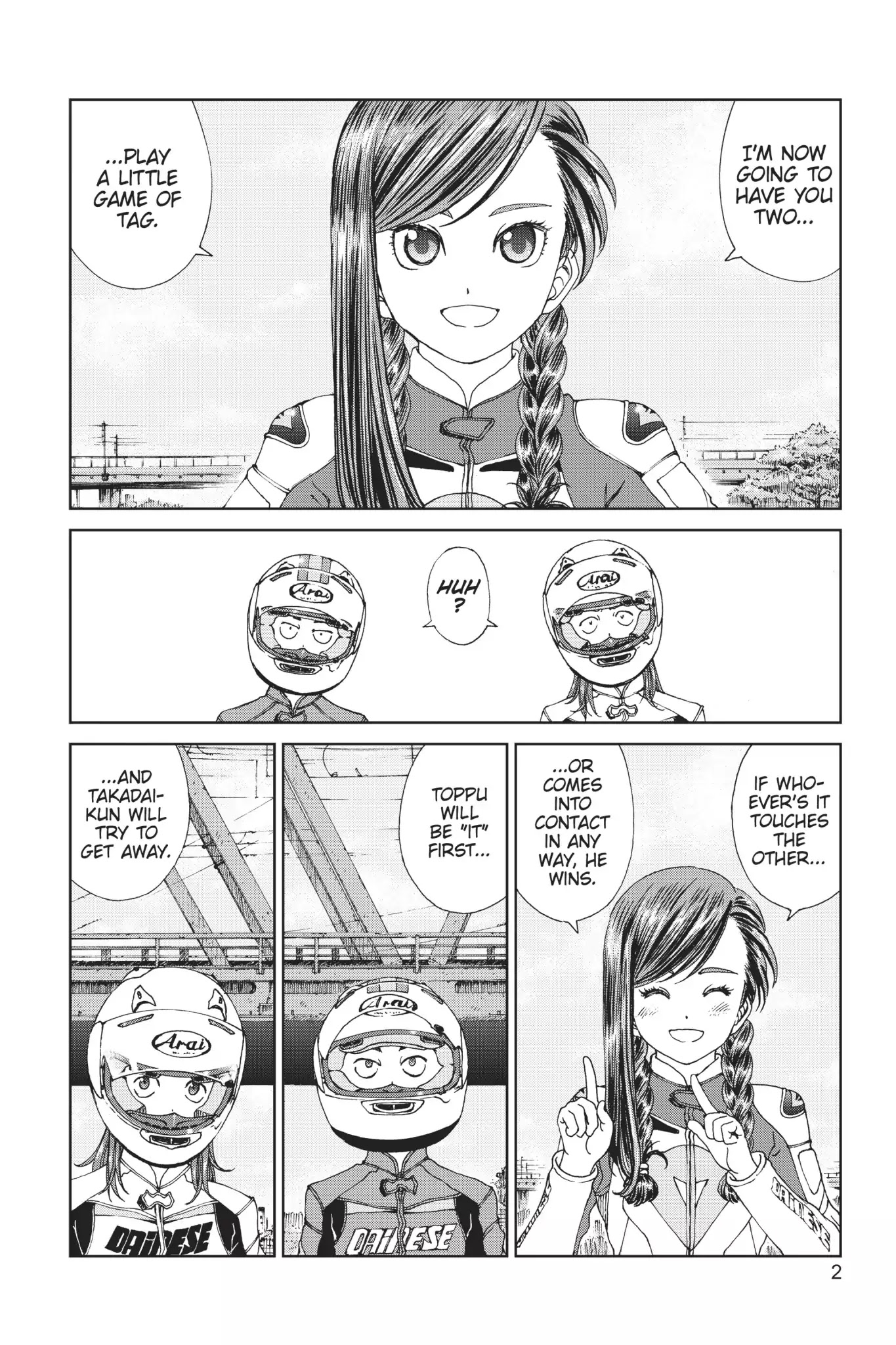 Toppu GP Chapter 20 page 3 - Chapter 20: Lap 20: Playing Tag