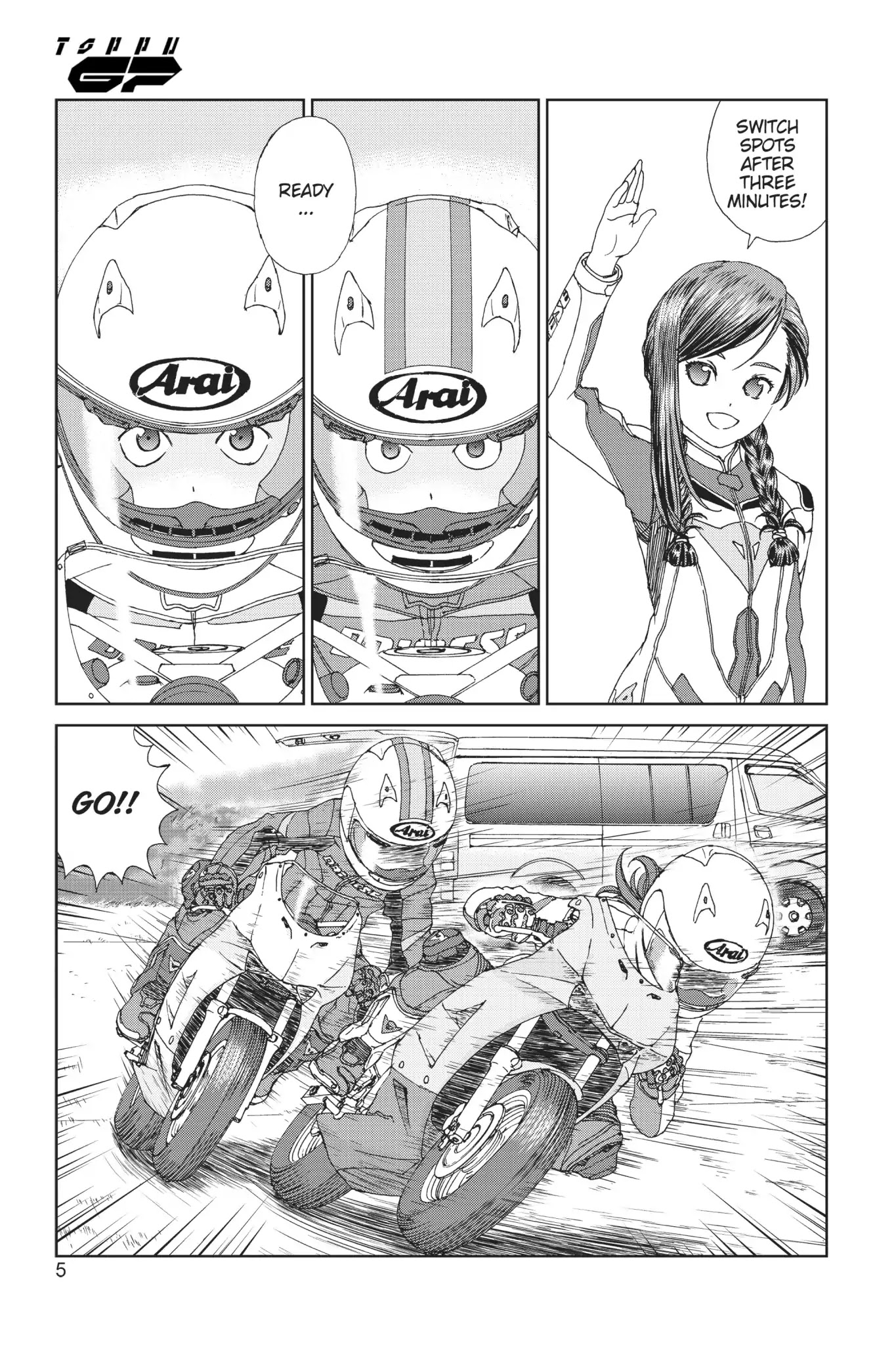 Toppu GP Chapter 20 page 6 - Chapter 20: Lap 20: Playing Tag