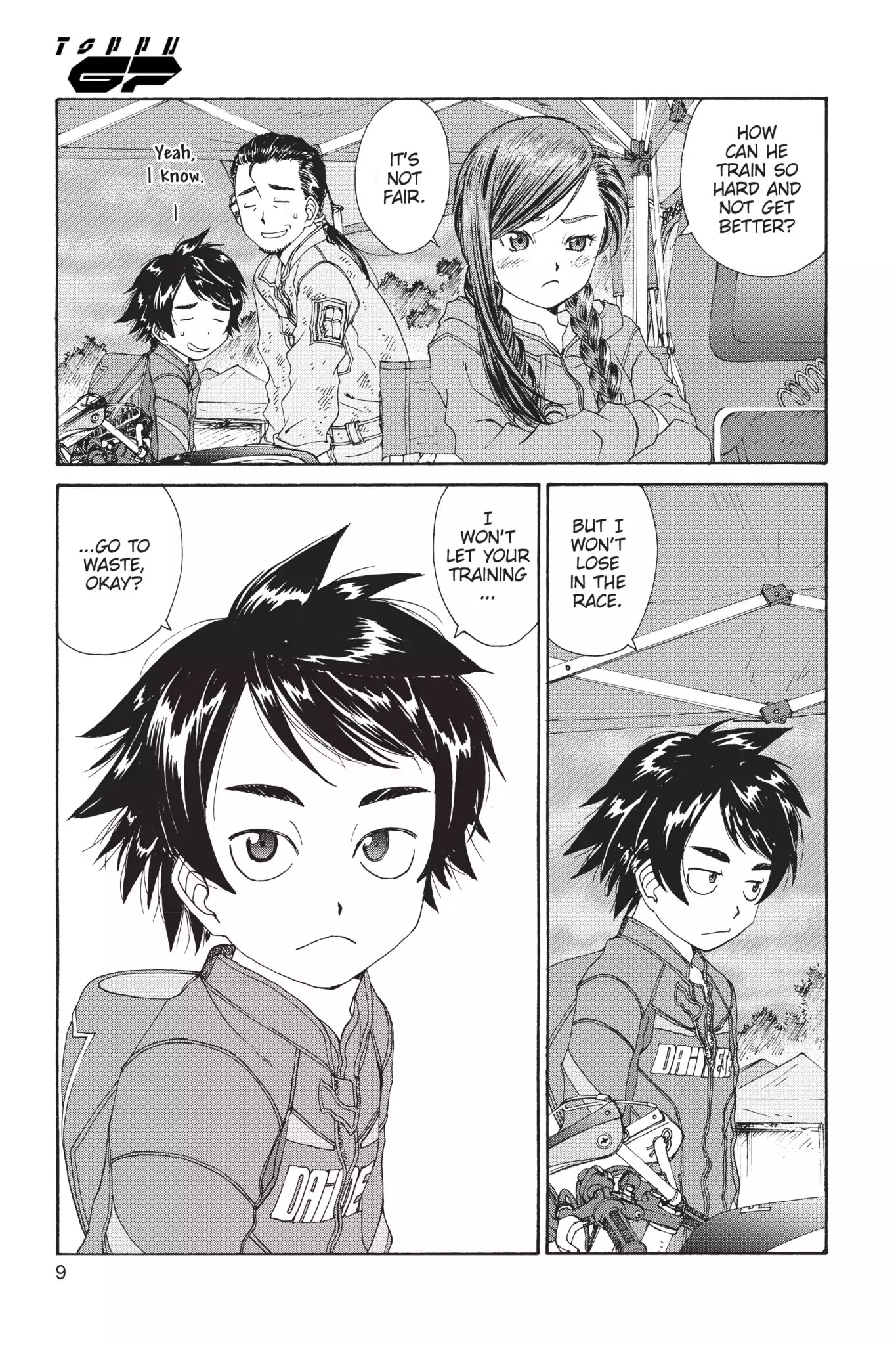 Toppu GP Chapter 21 page 10 - Chapter 21: Lap 21: Rain